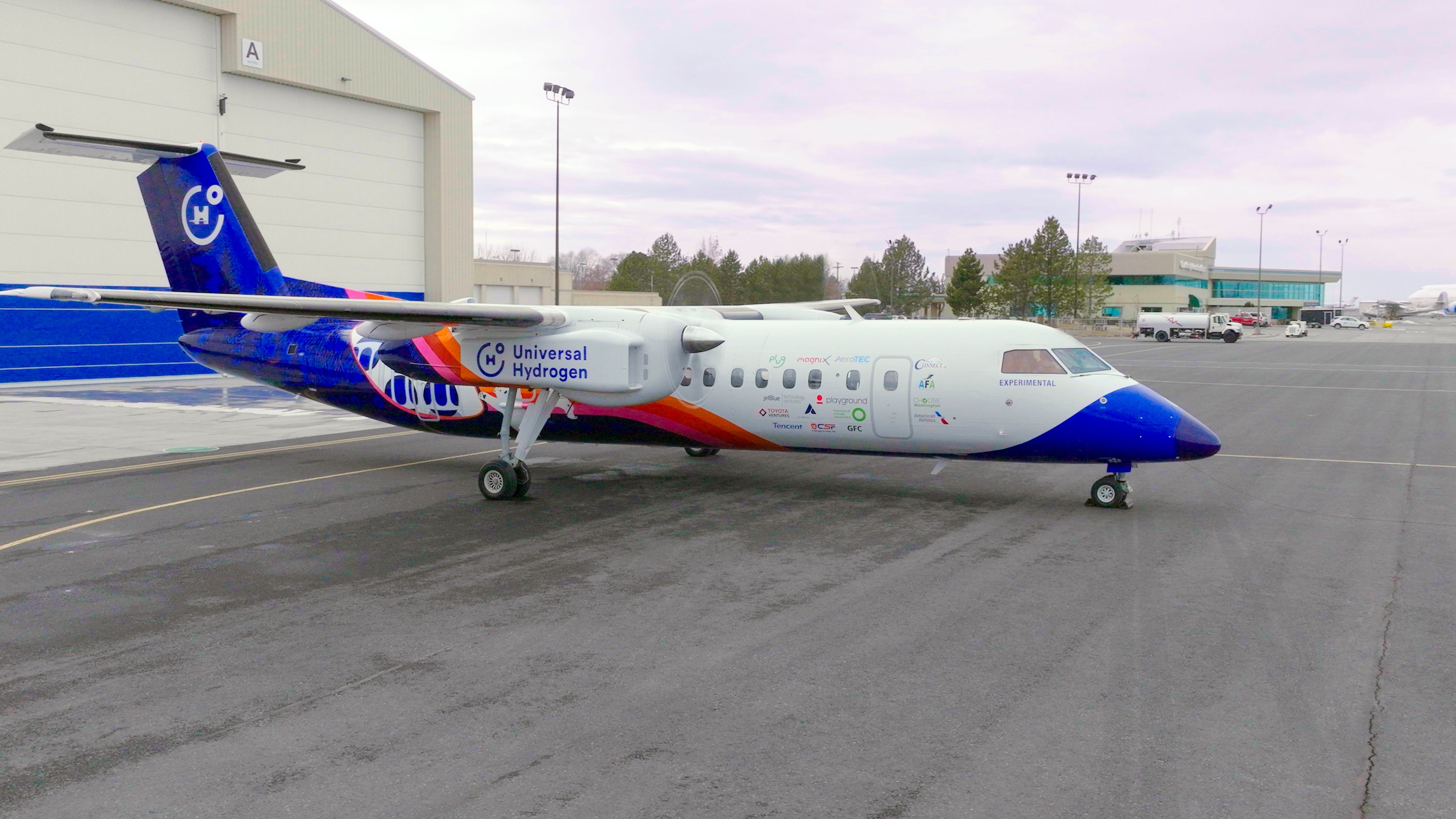 Dash 8 hydrogen test bed