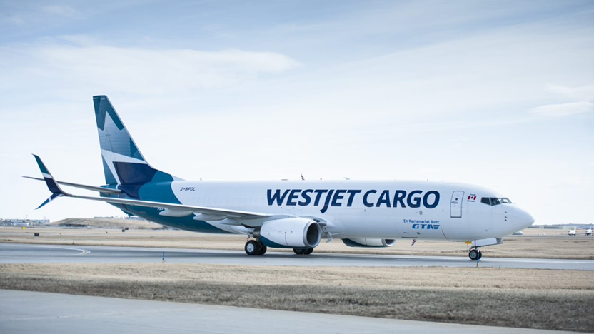 WestJet Cargo Boeing 737-800BCF.