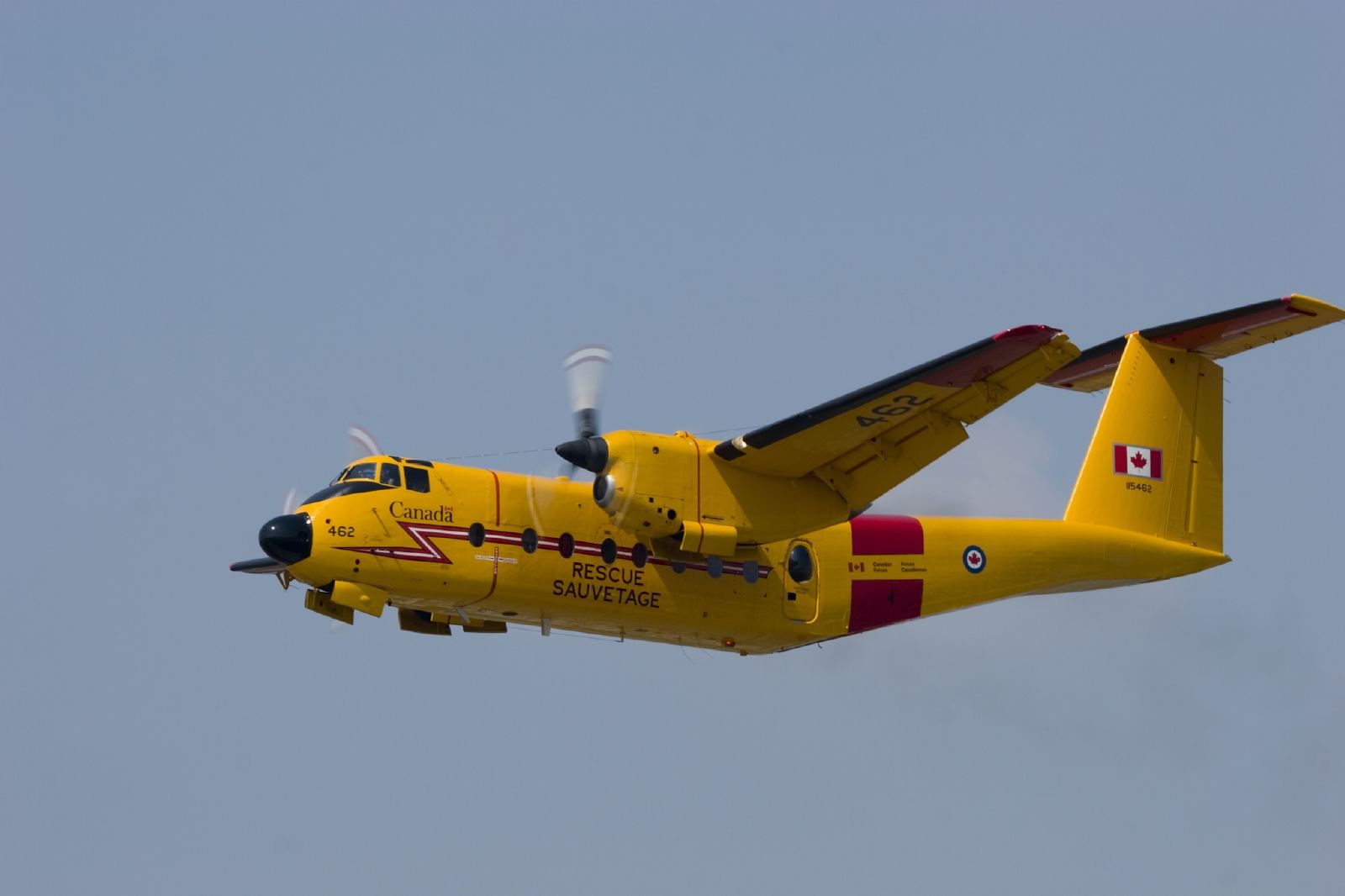 A de Havilland Canada DHC-5 Buffalo in flight.