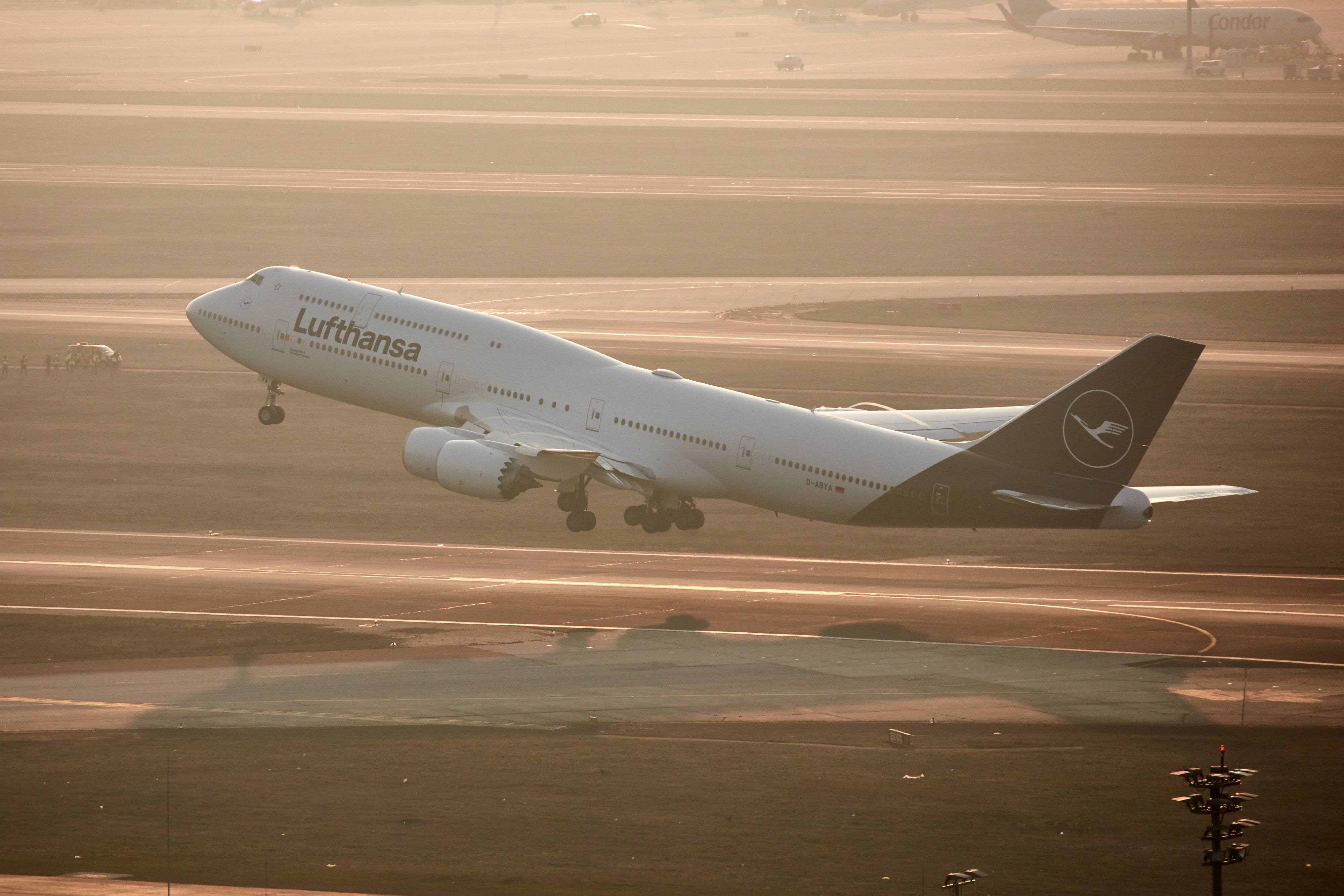 Lufthansa Boeing 747-8.
