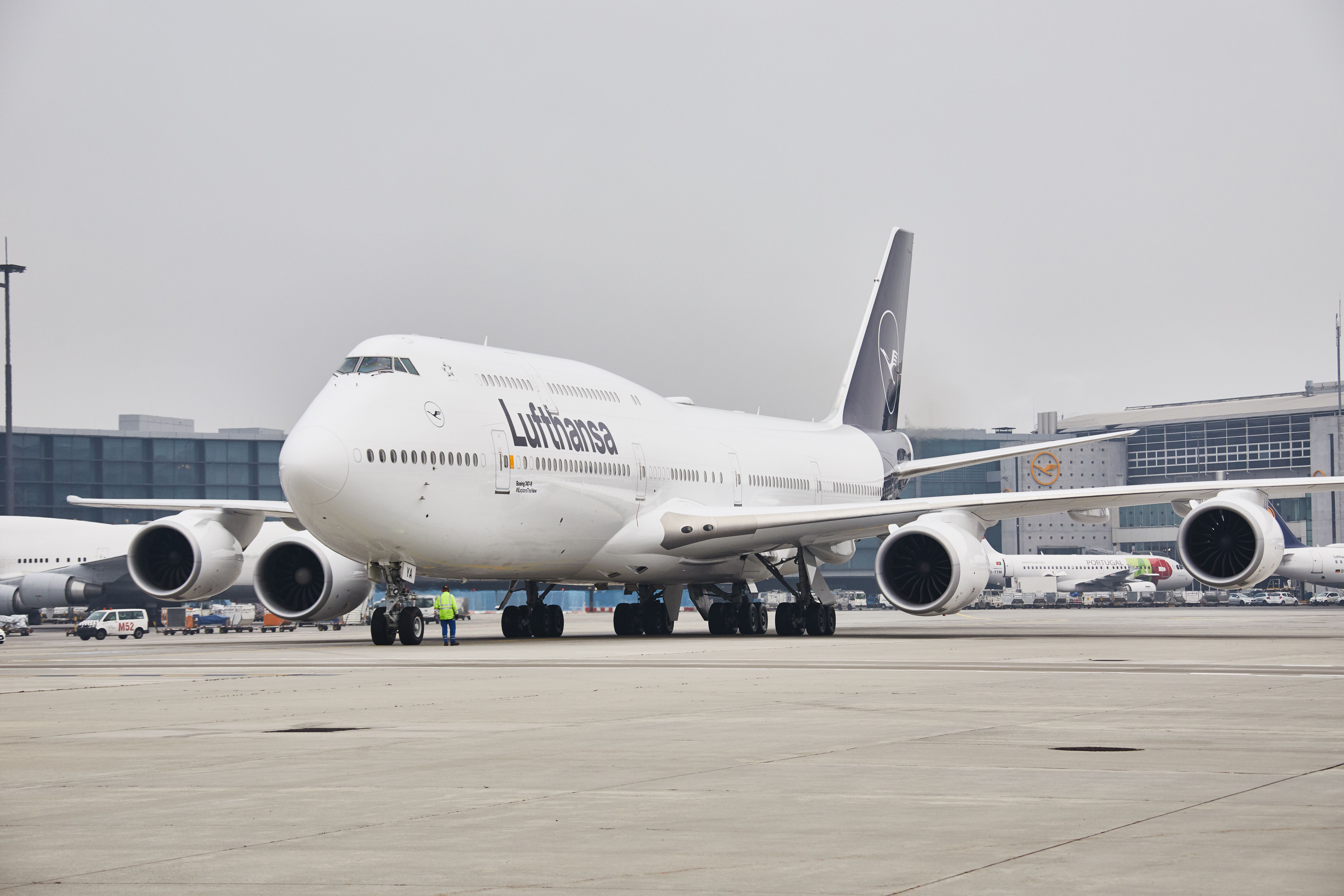 Lufthansa Boeing 747-8.