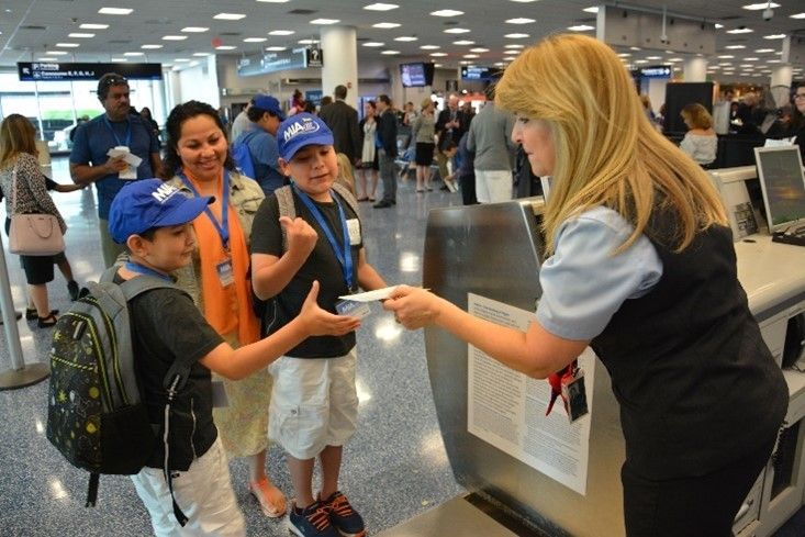 Miami Airport's MIAair tour for children with developmental disabilities
