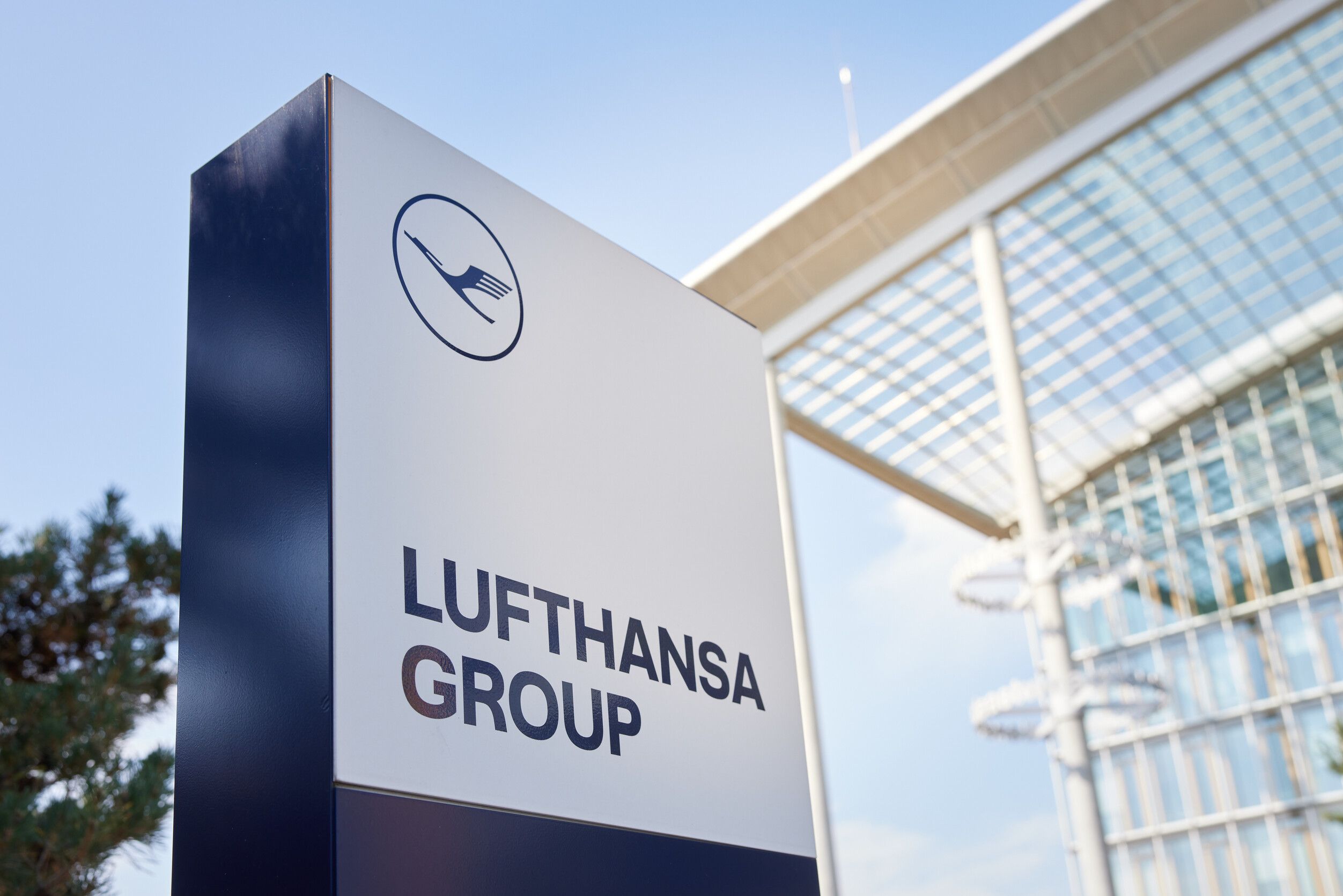 Lufthansa group signboard