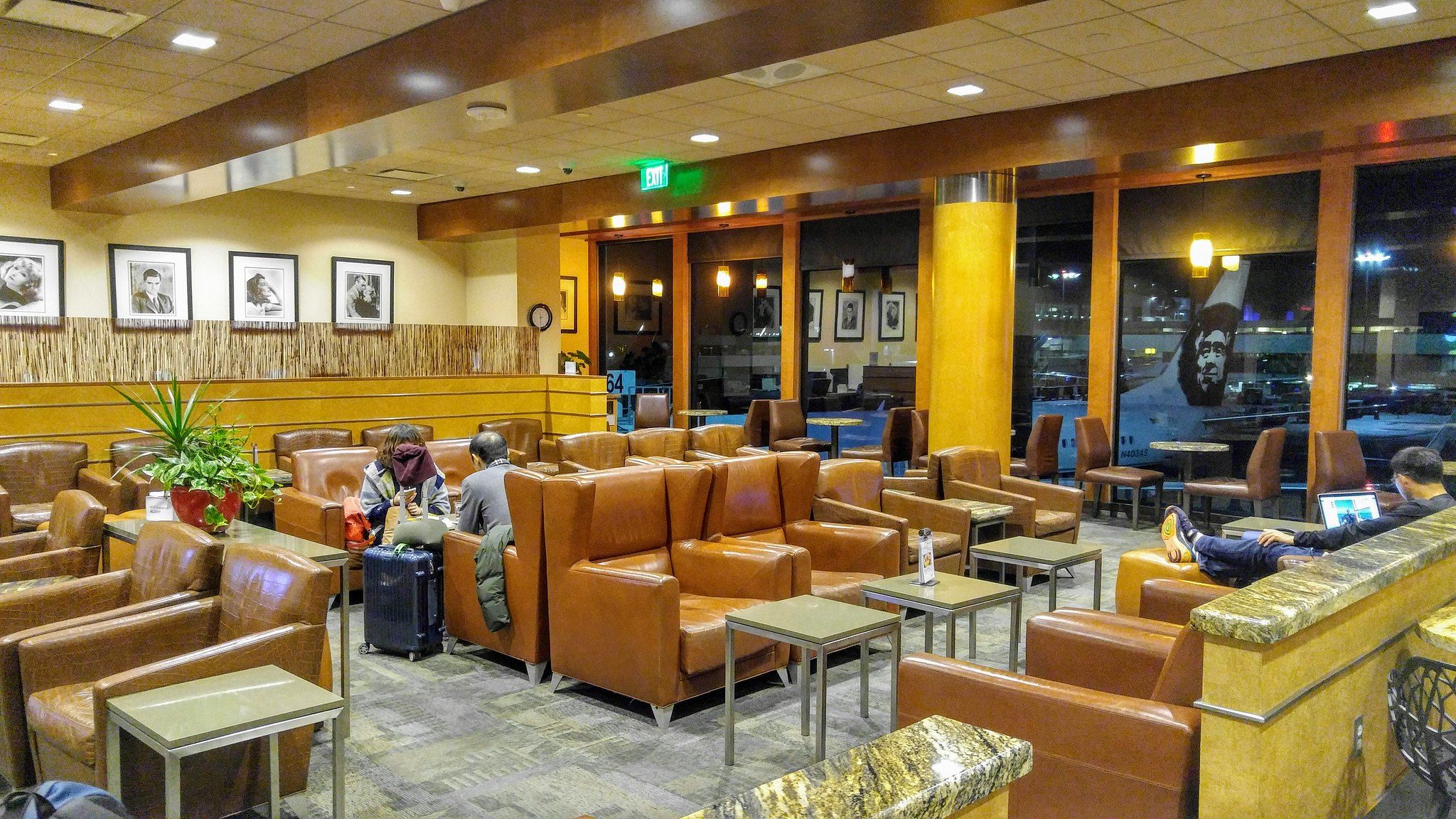 Alaska Airlines lounge at LAX.