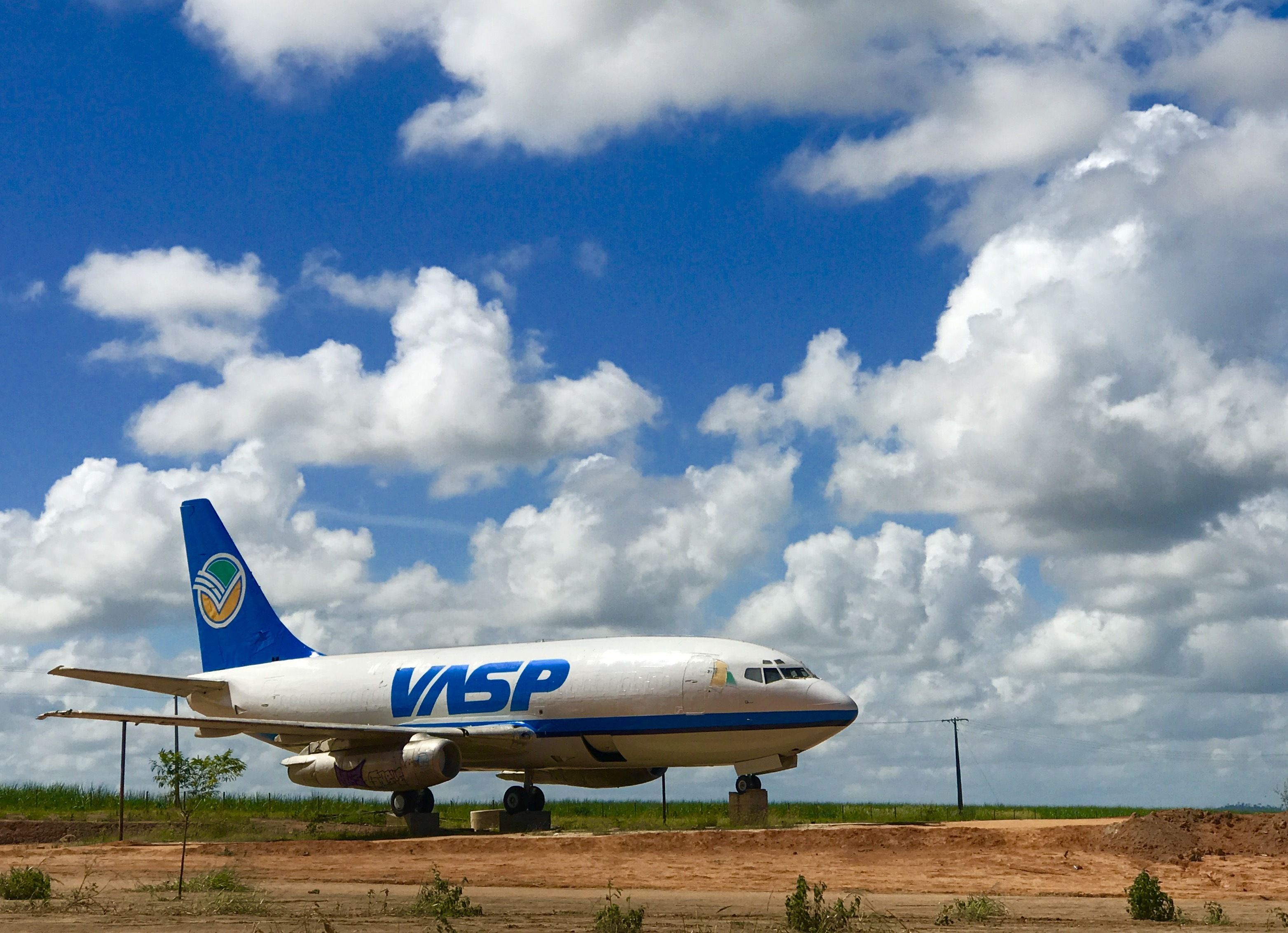 A VASP aircraft abandoned in Minas Gerais, Brasil 