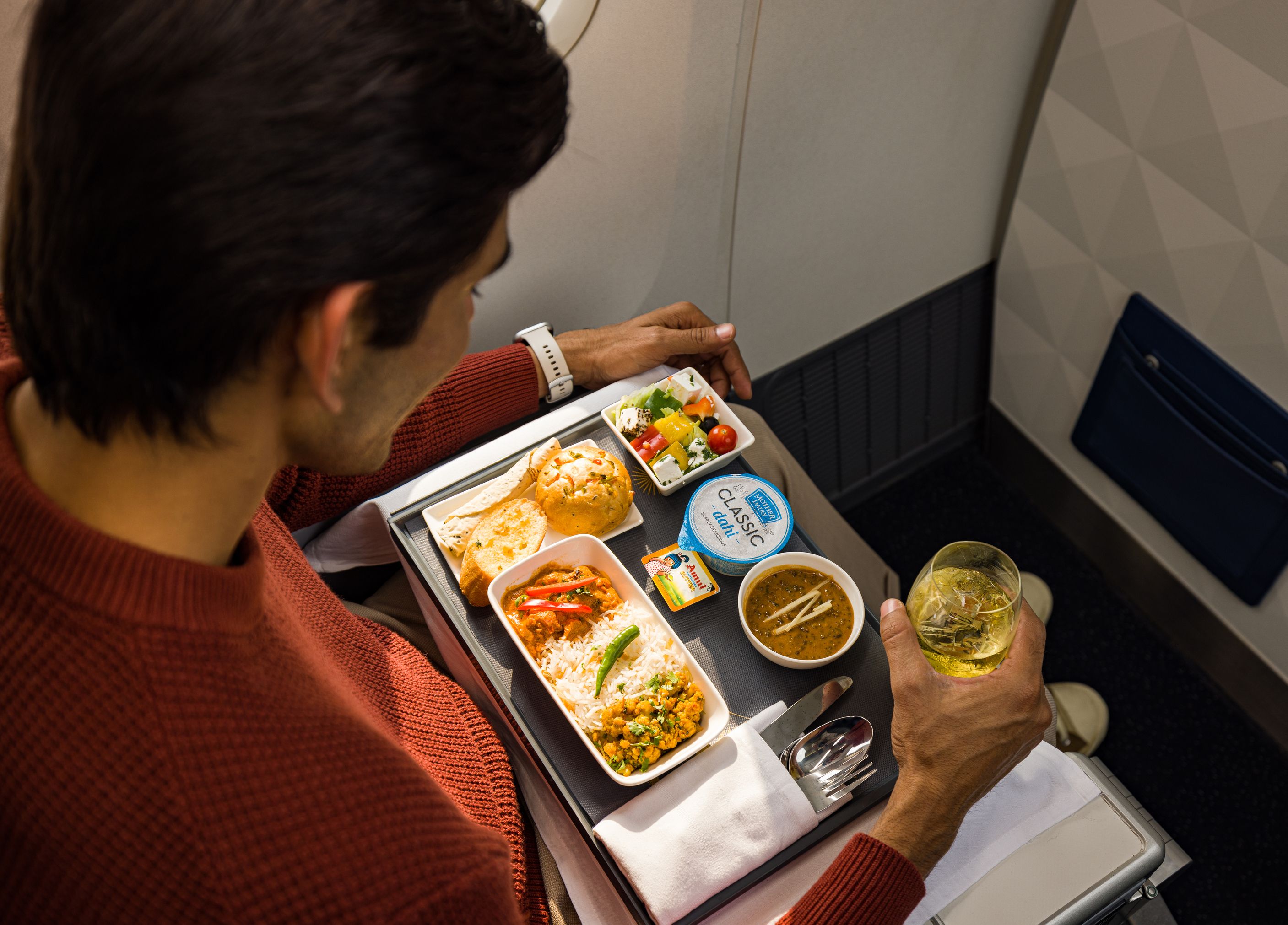 Air India new international menu