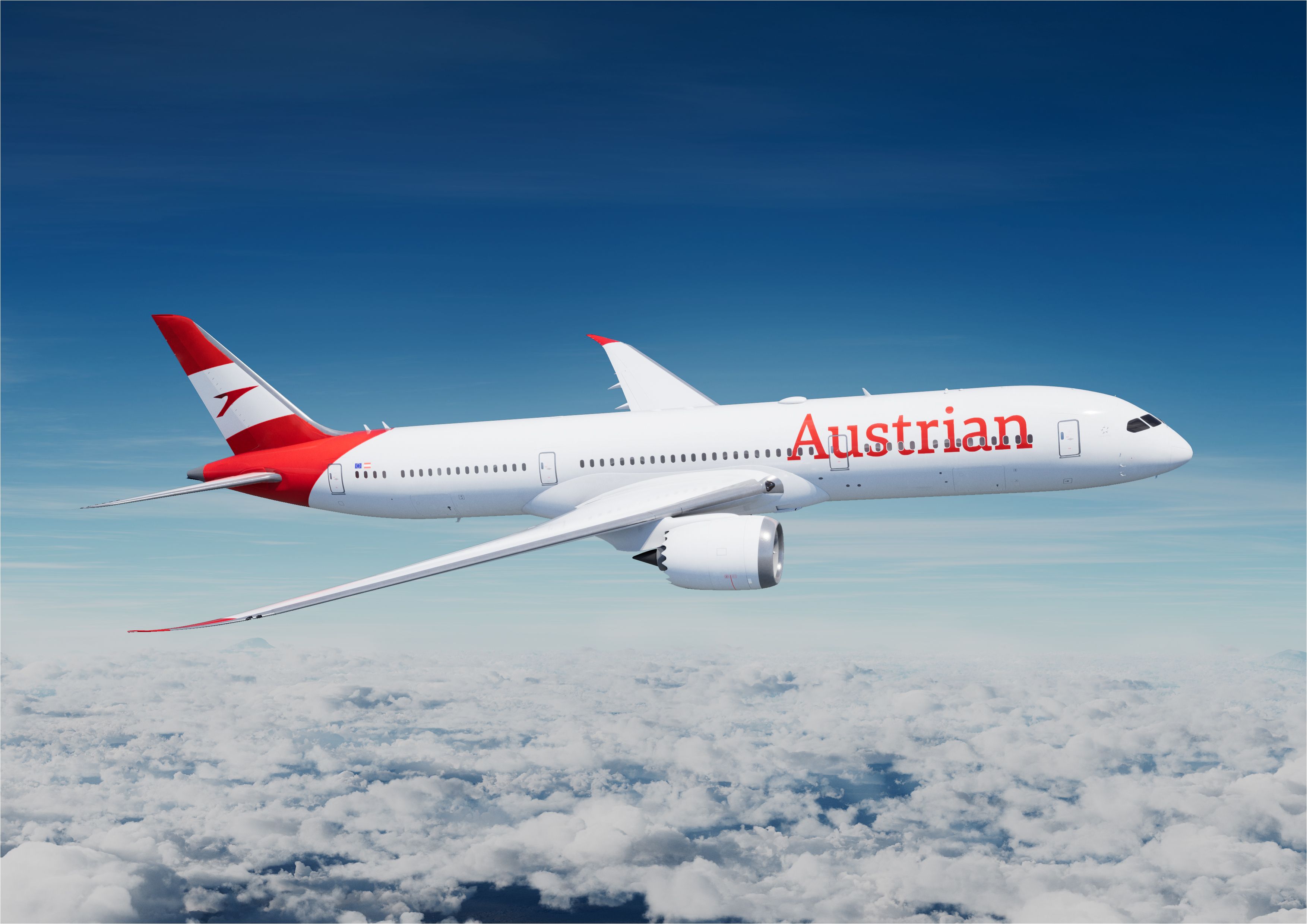 Austrian Airlines Boeing 787 Rendering
