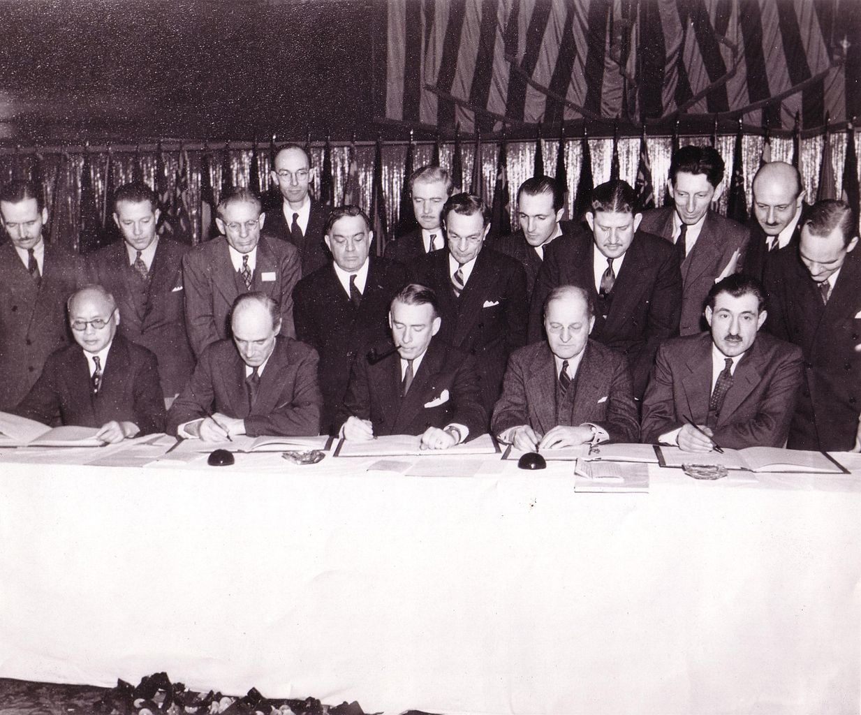 Original signing of the Chicago Convention. 