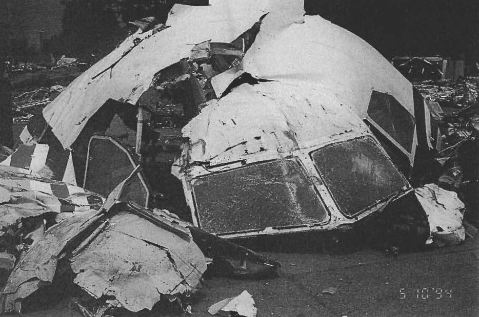 China Airlines Flight 140 Wreckage