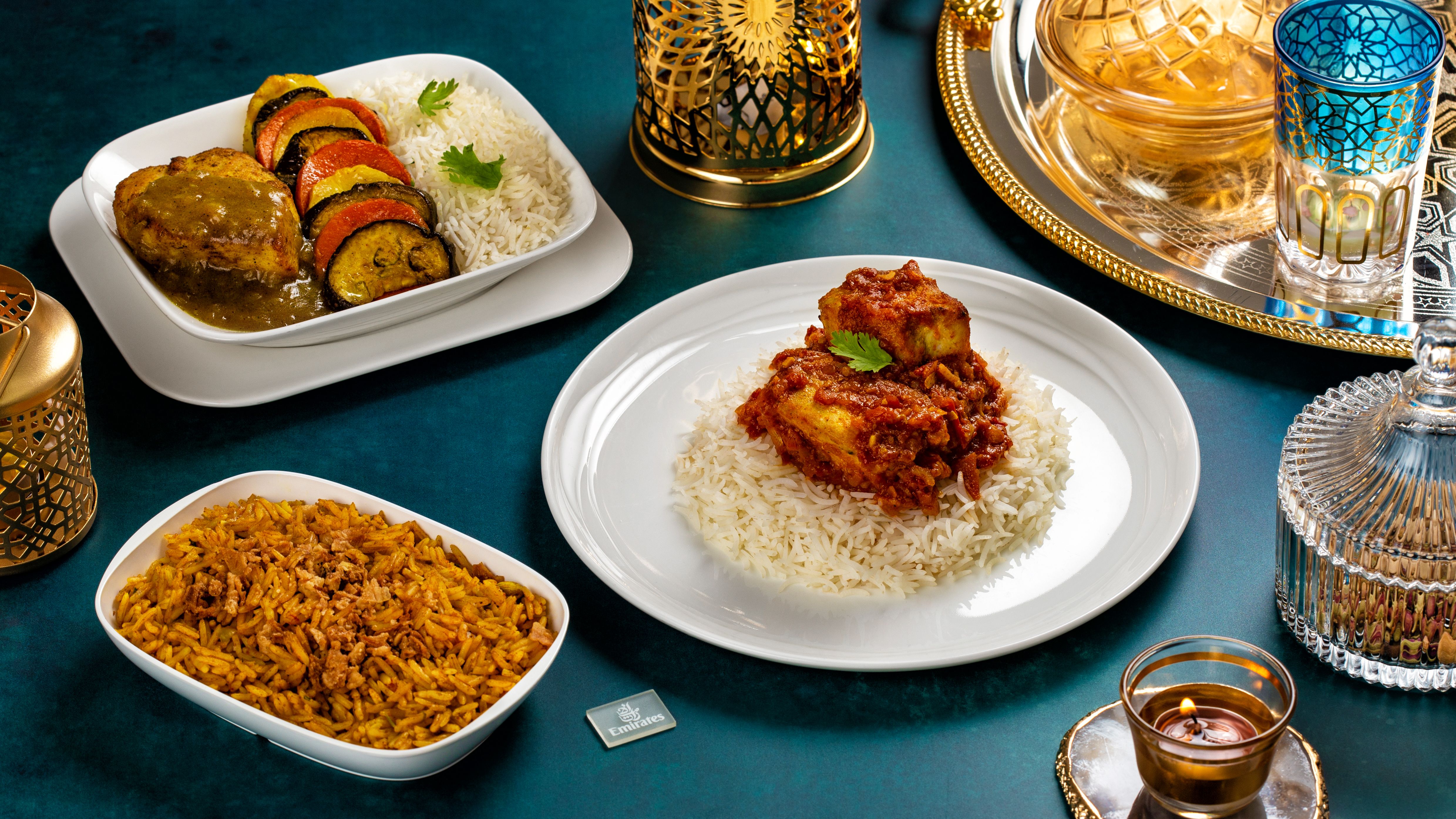 Emirates special Eid menu.