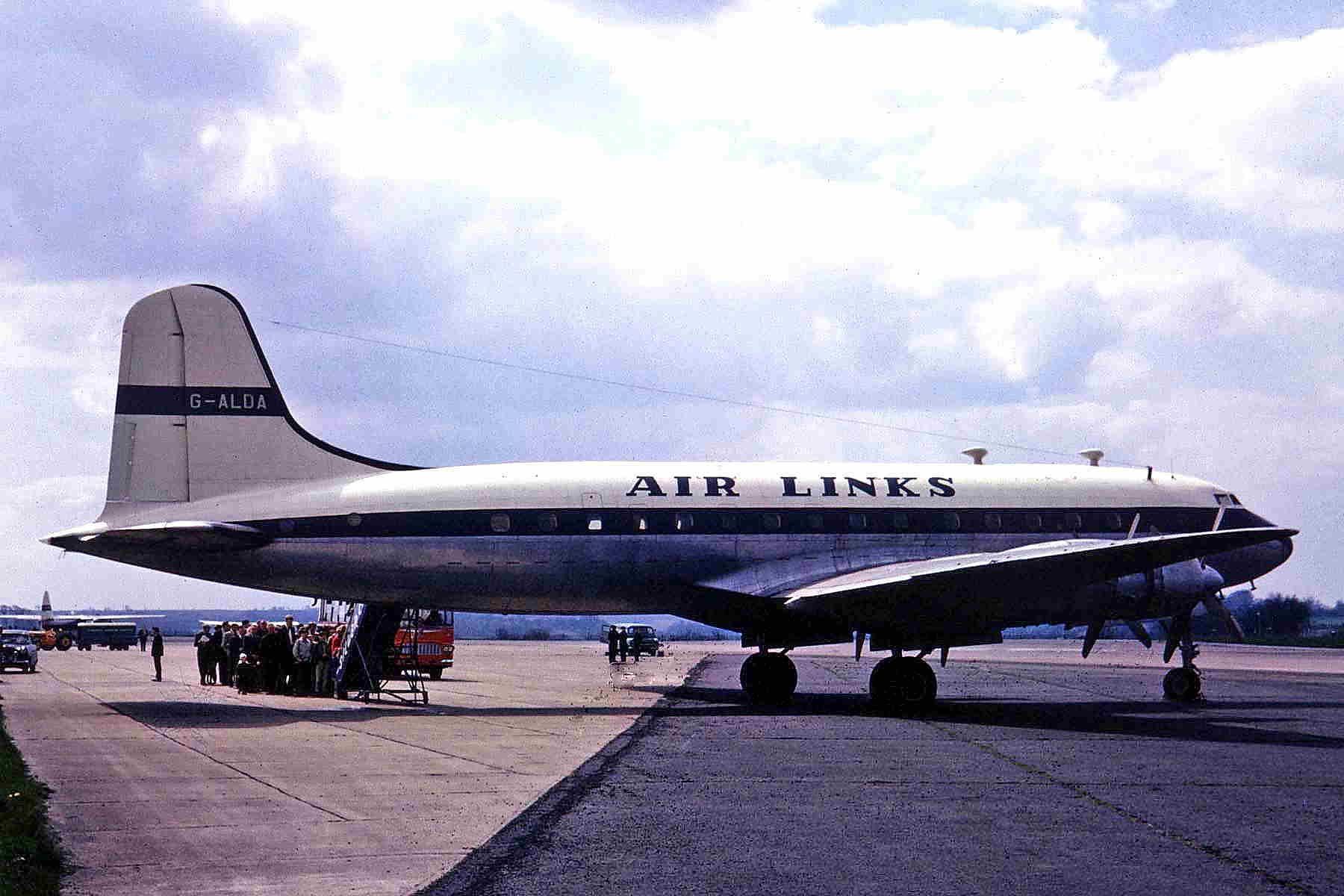 The last flying Hermes at the Biggin Hill Air Fair on May 1963