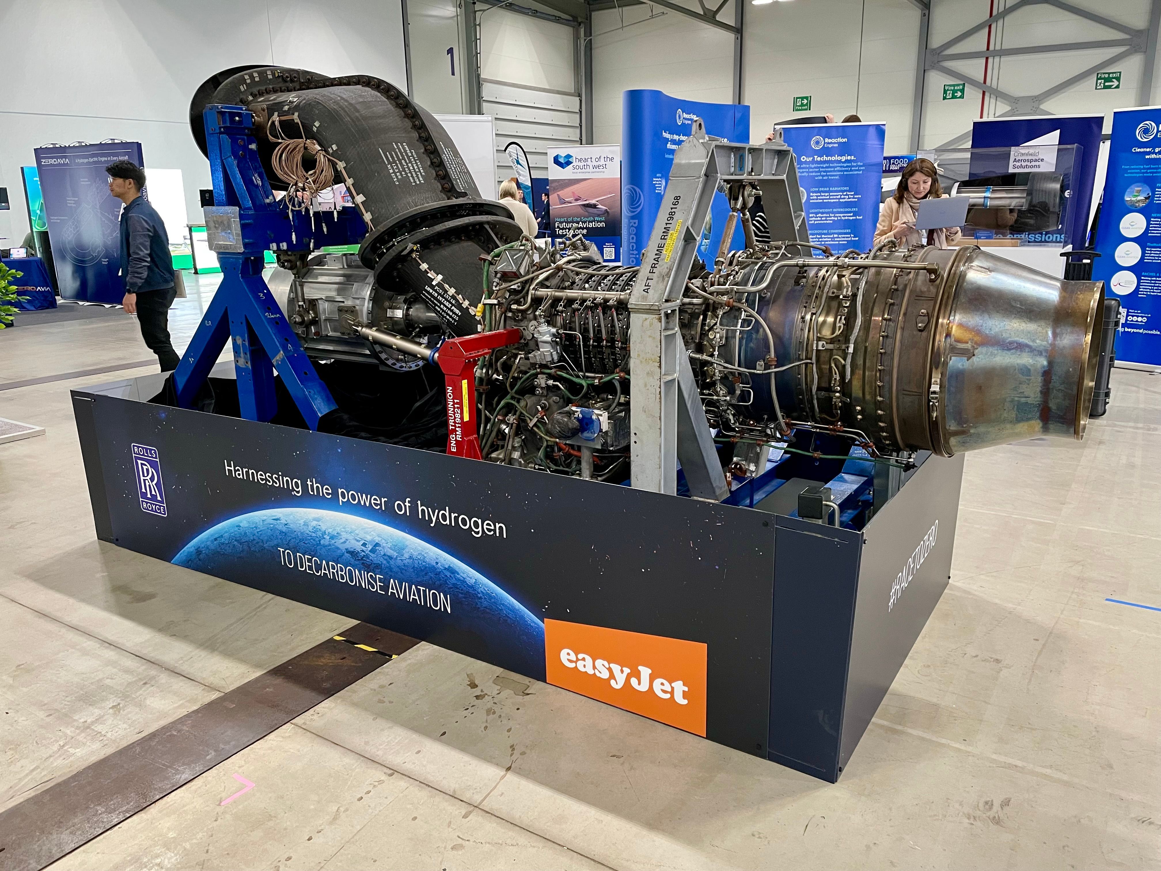 easyJet Rolls-Royce Hydrogen Engine