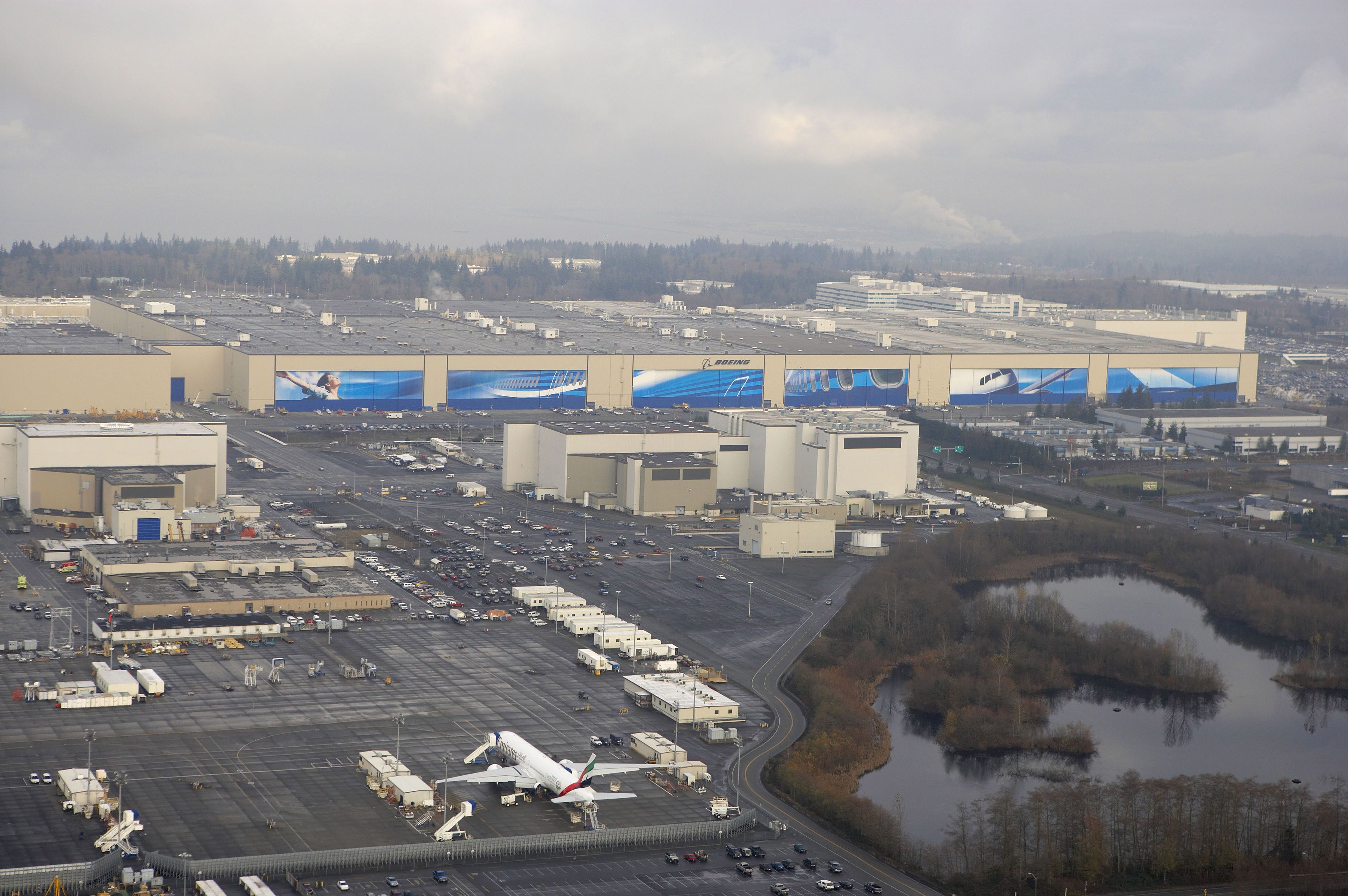 Boeing facility. 
