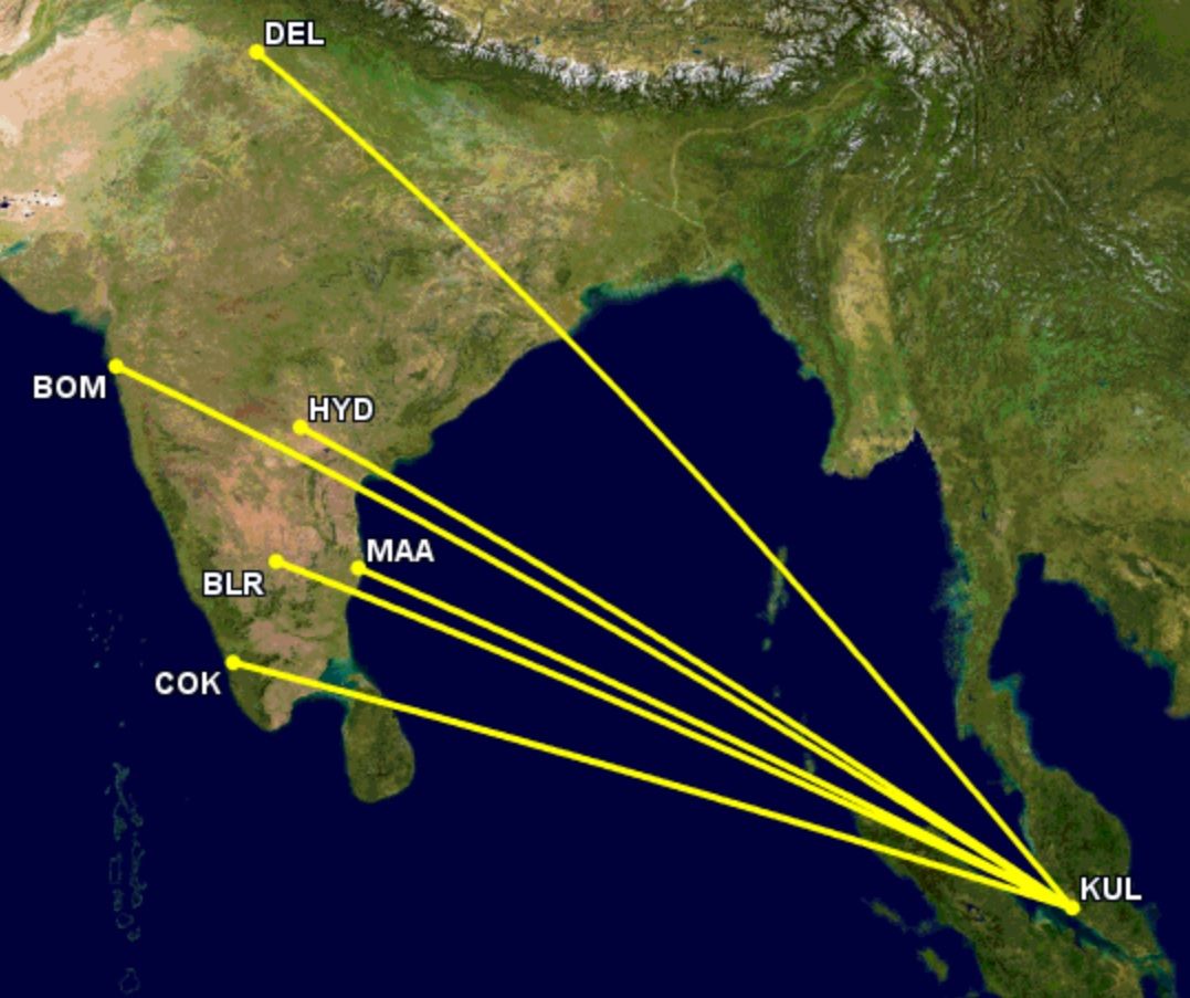 Inside Malaysia Airlines Summer 2023 India Schedule