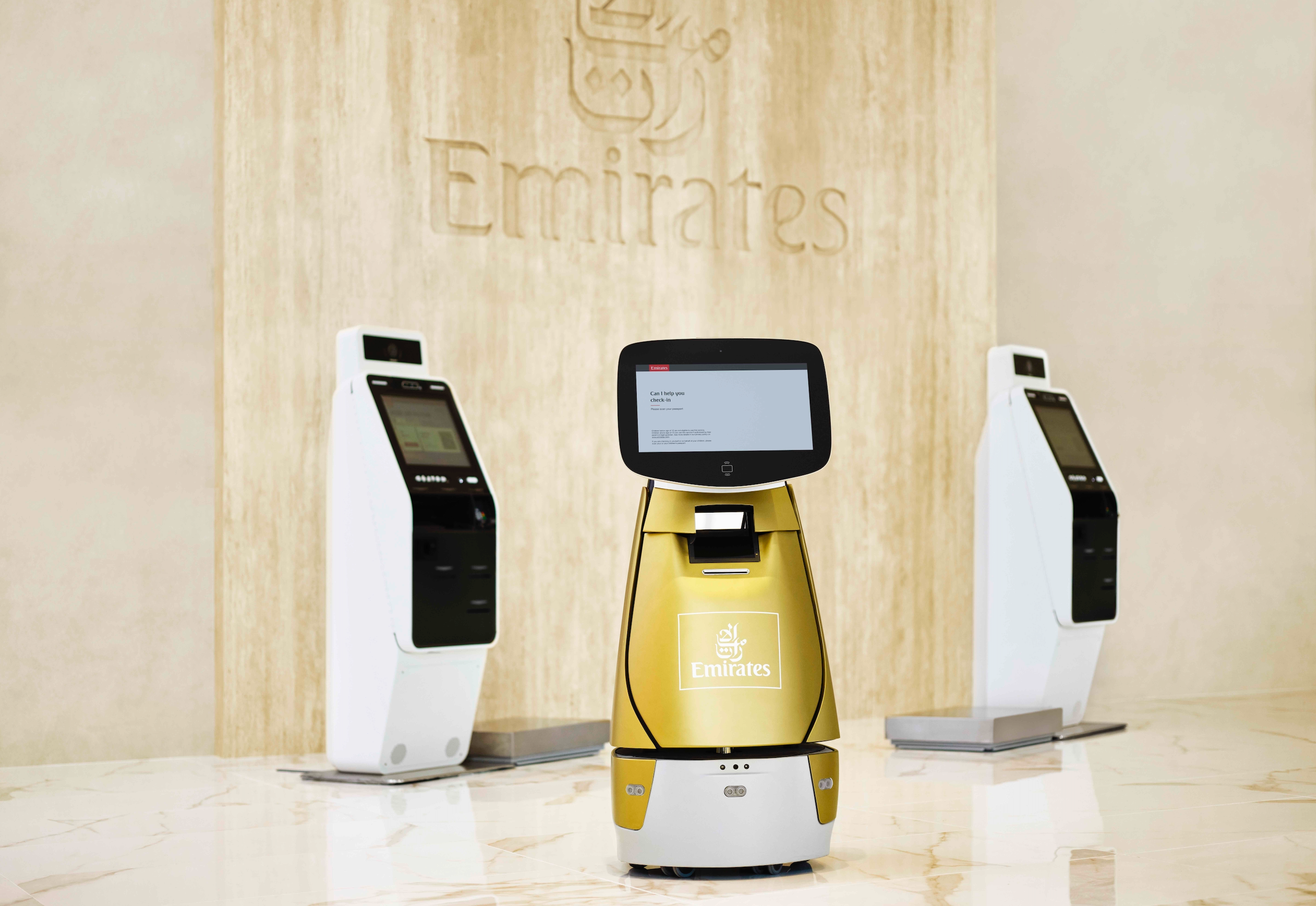 Emirates' Check in Robot Sara