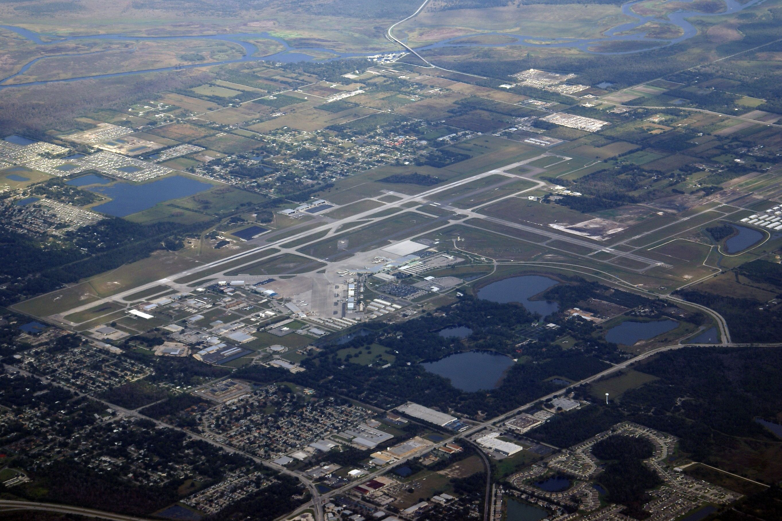 Orlando Sanford Airport Aerial View