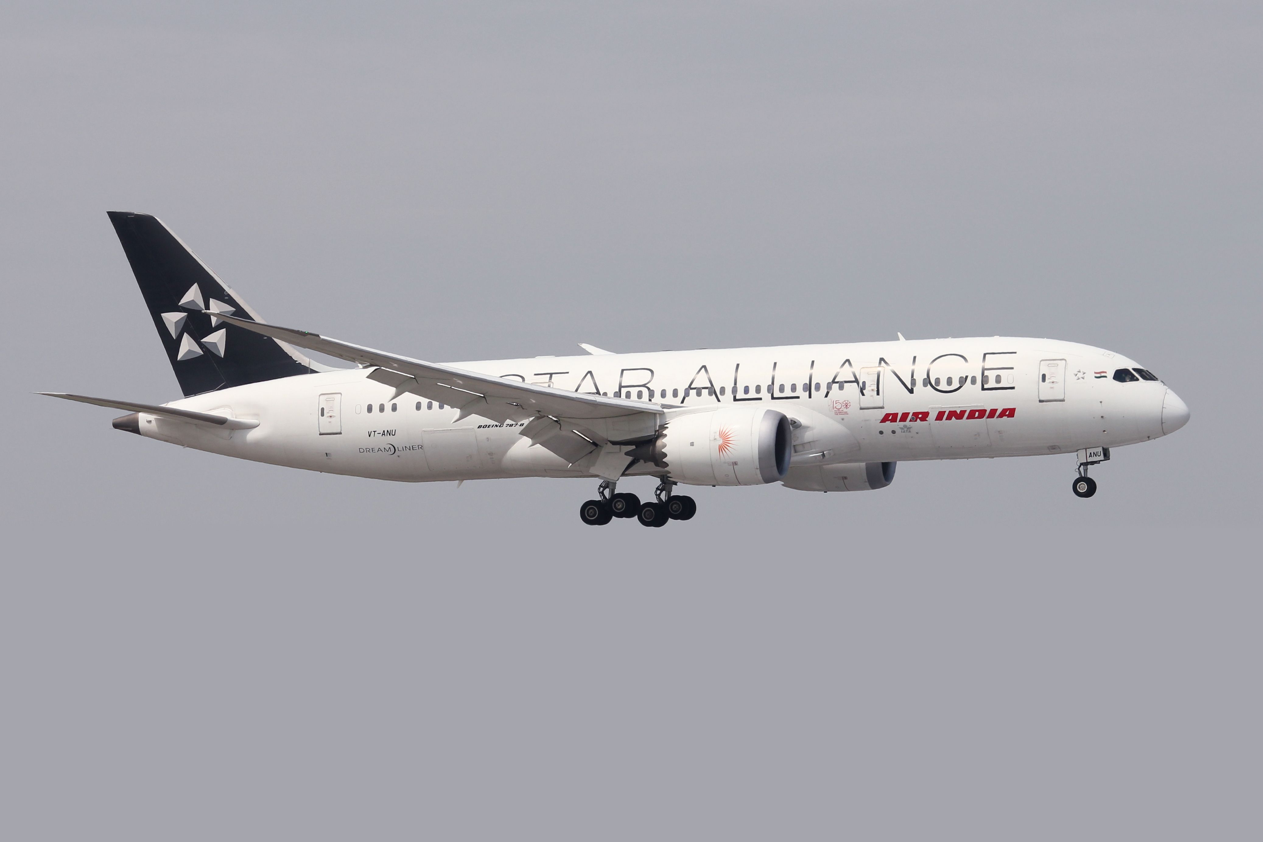 Air India 787 Star Alliance livery