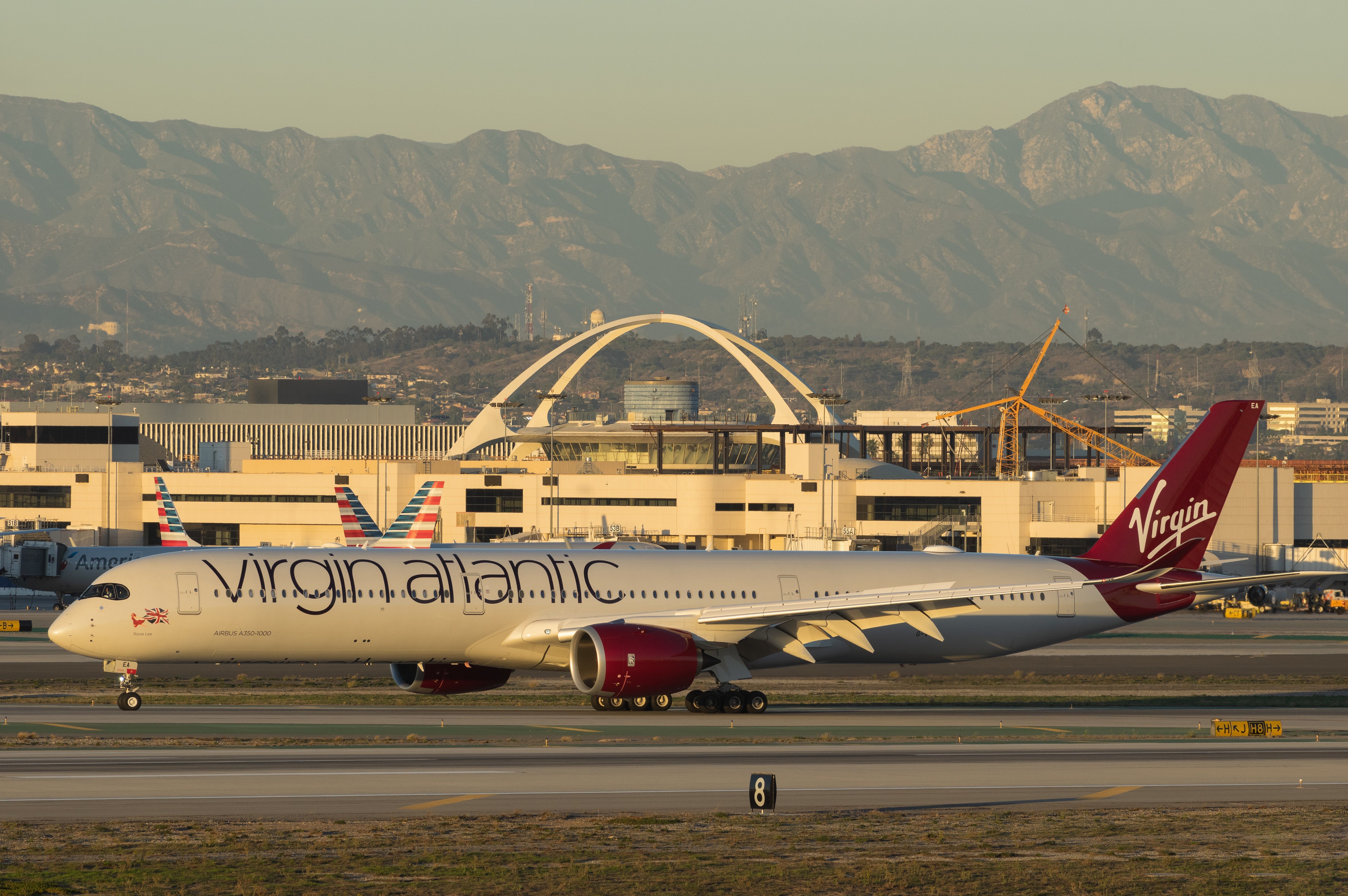 Virgin Atlantic Airbus A350 Los Angeles