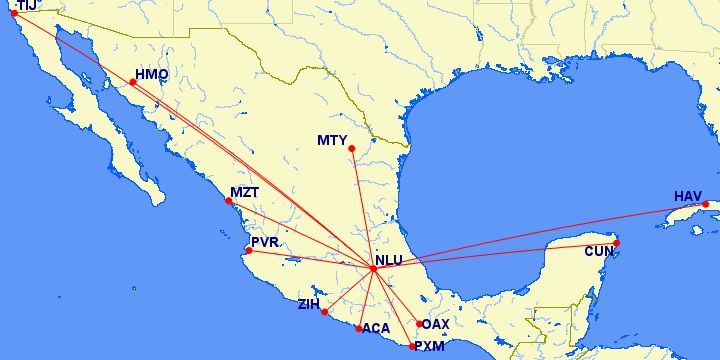 Viva Aerobus Launches 4 New Routes From Mexico City's New International 