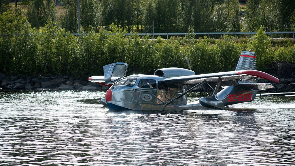 A Republic RC-3 Seabee in the water.