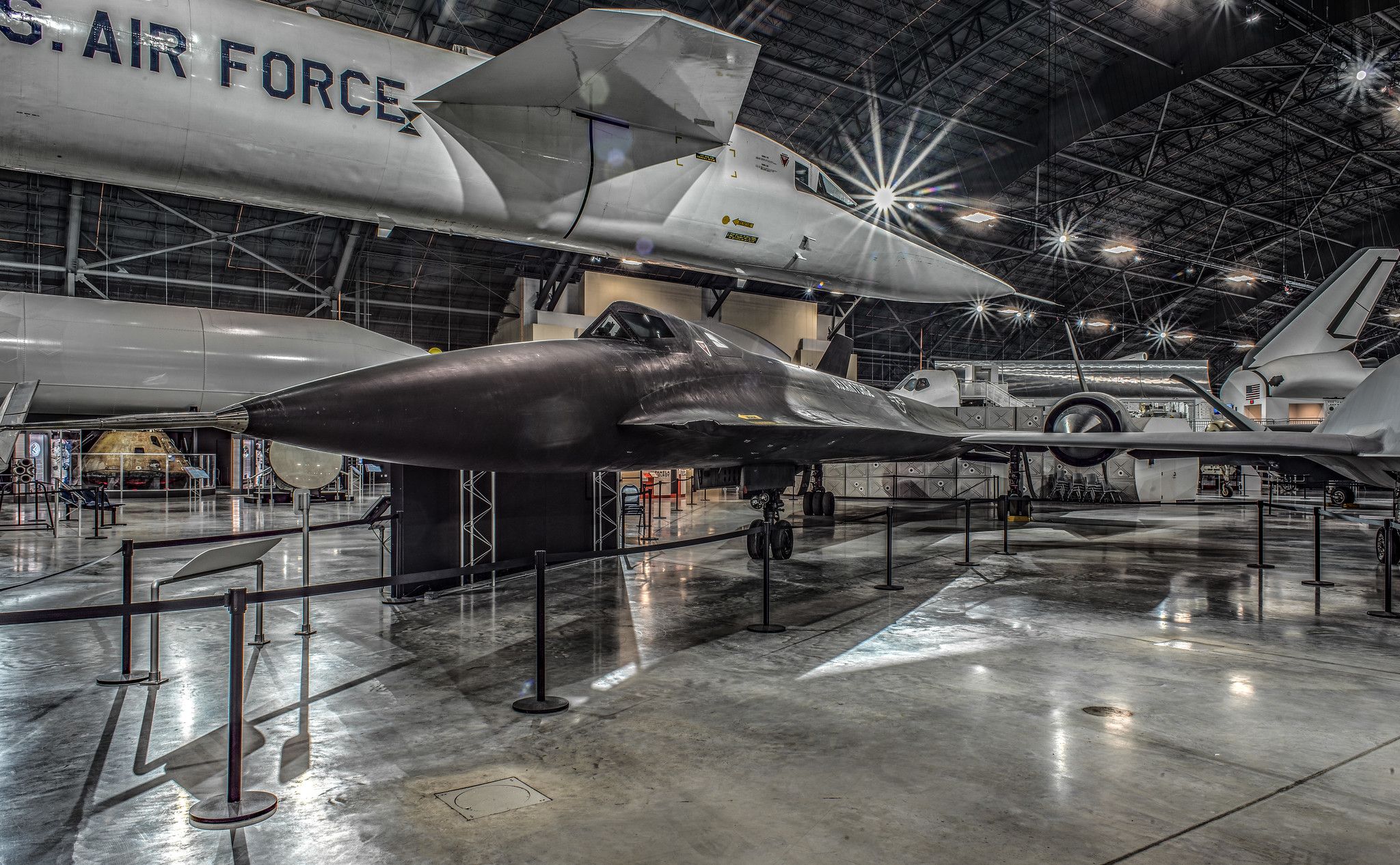 A YF-12A in the National Museum of the US Air Force.
