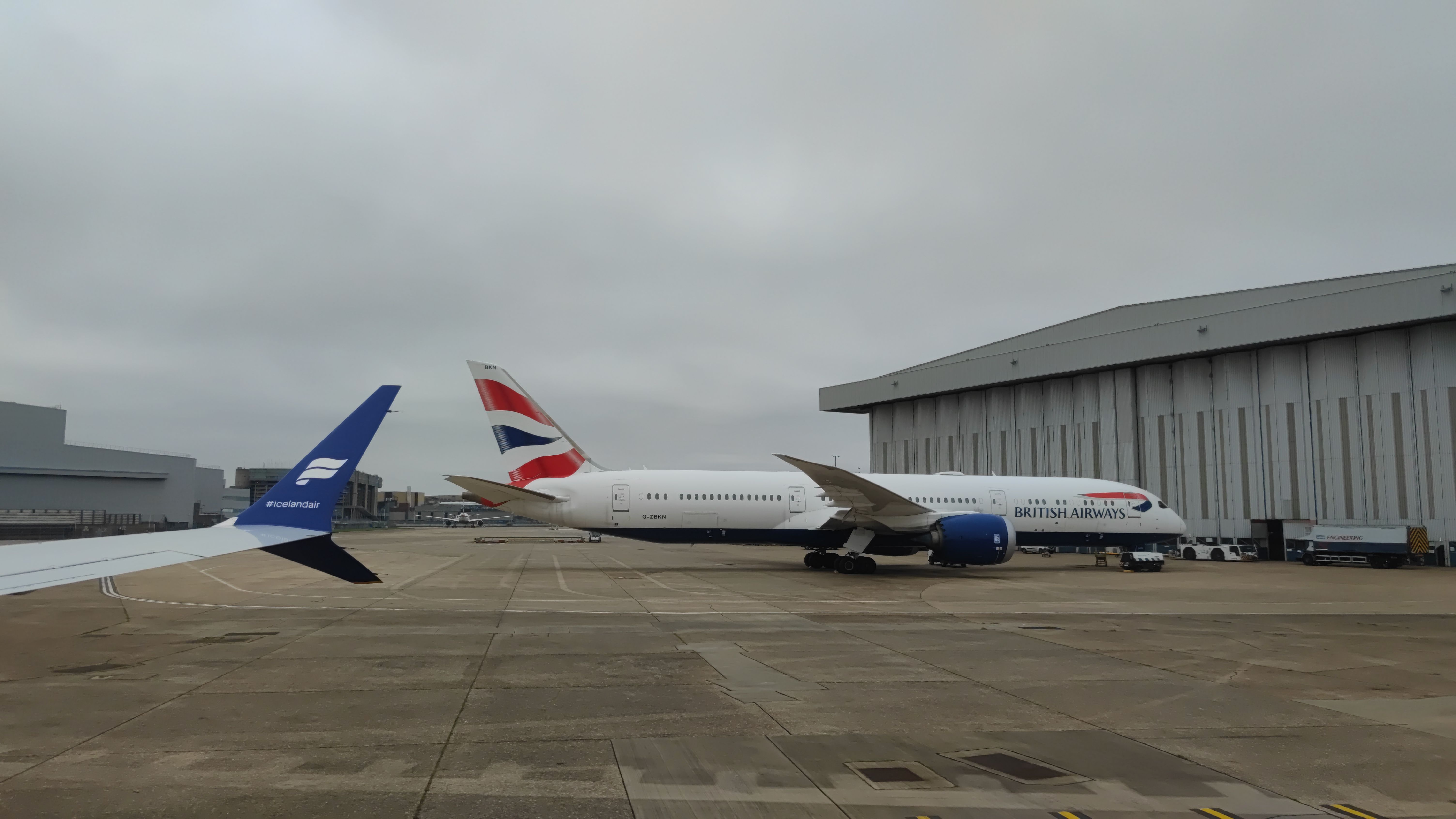 A British Airways aircraft parked in Heathrow