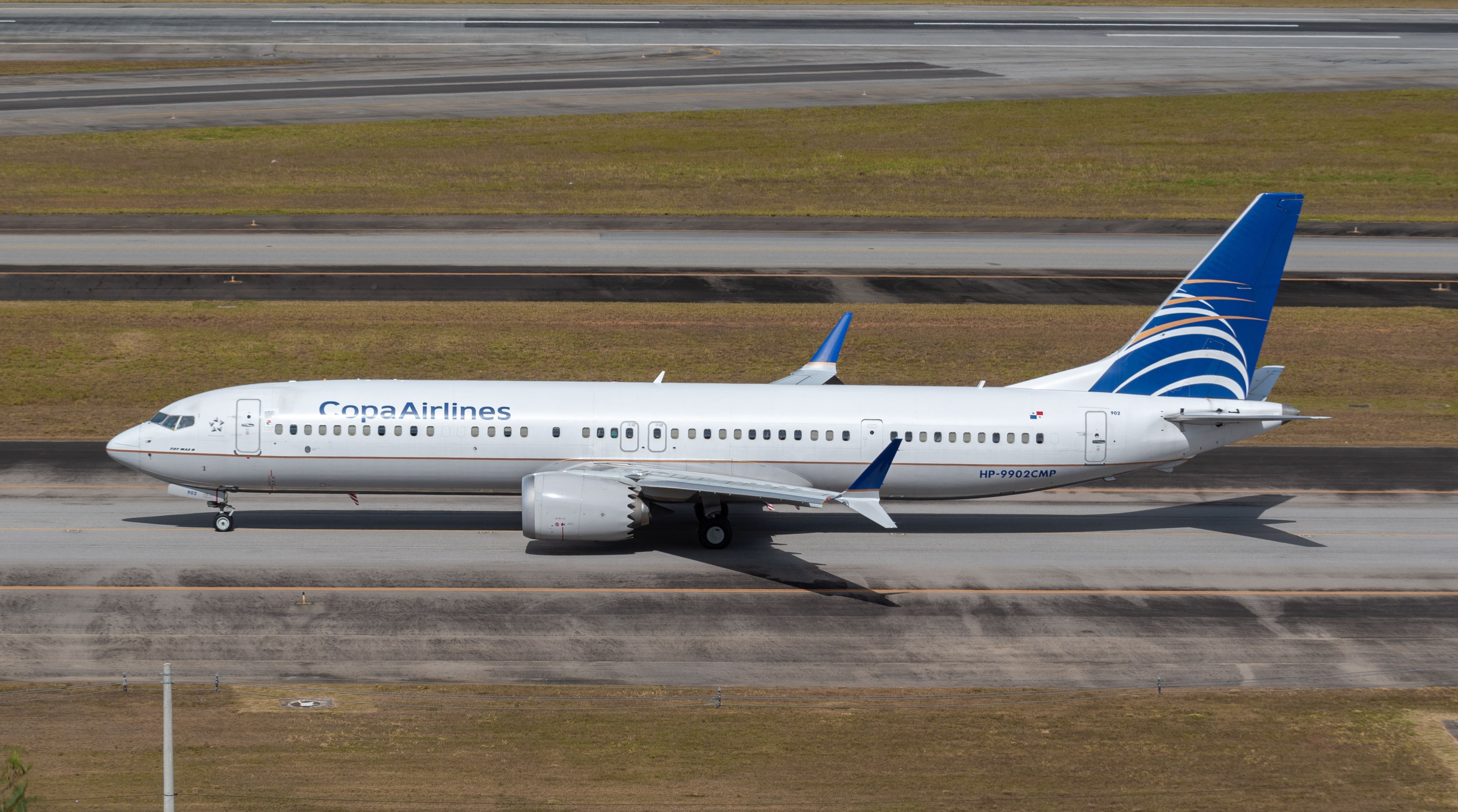 A Copa Airlines Boeing 737 MAX 9 in Sao Paulo