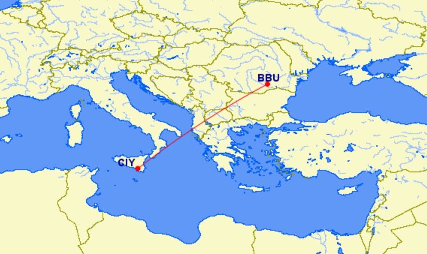 Aeroitalia new route map
