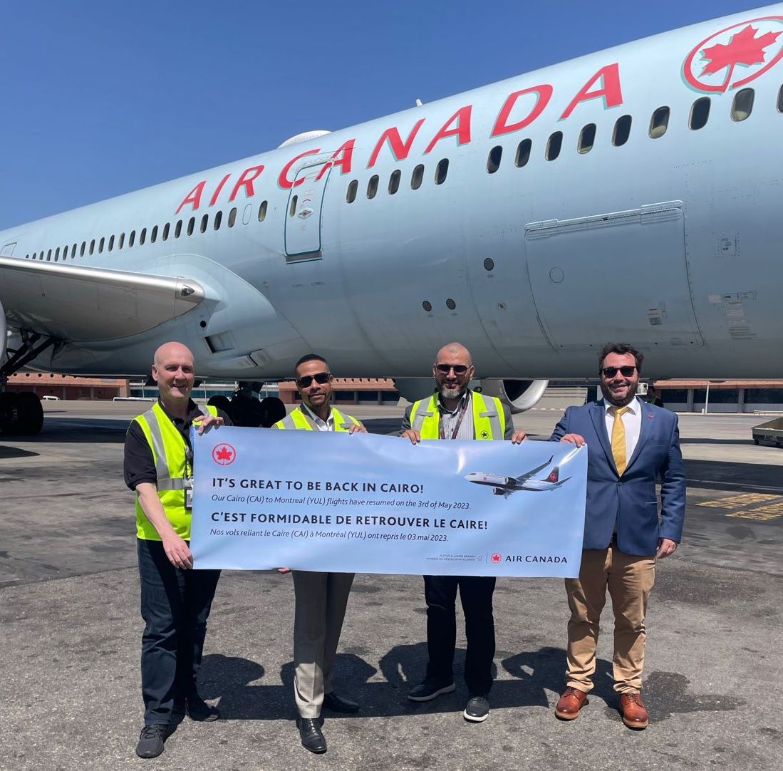 Air Canada returns to Cairo-1