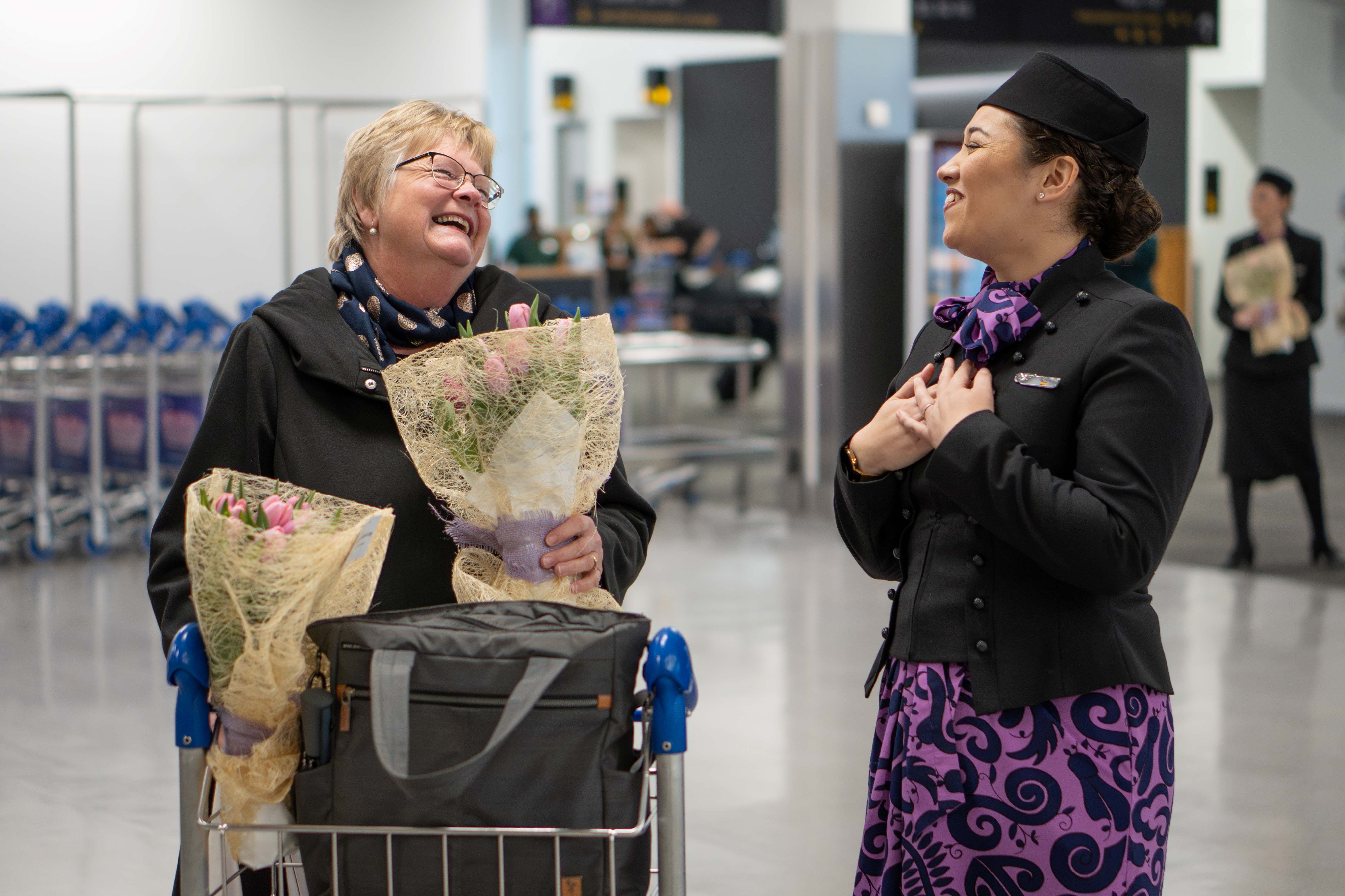 Air NZ Mother's Day surprise