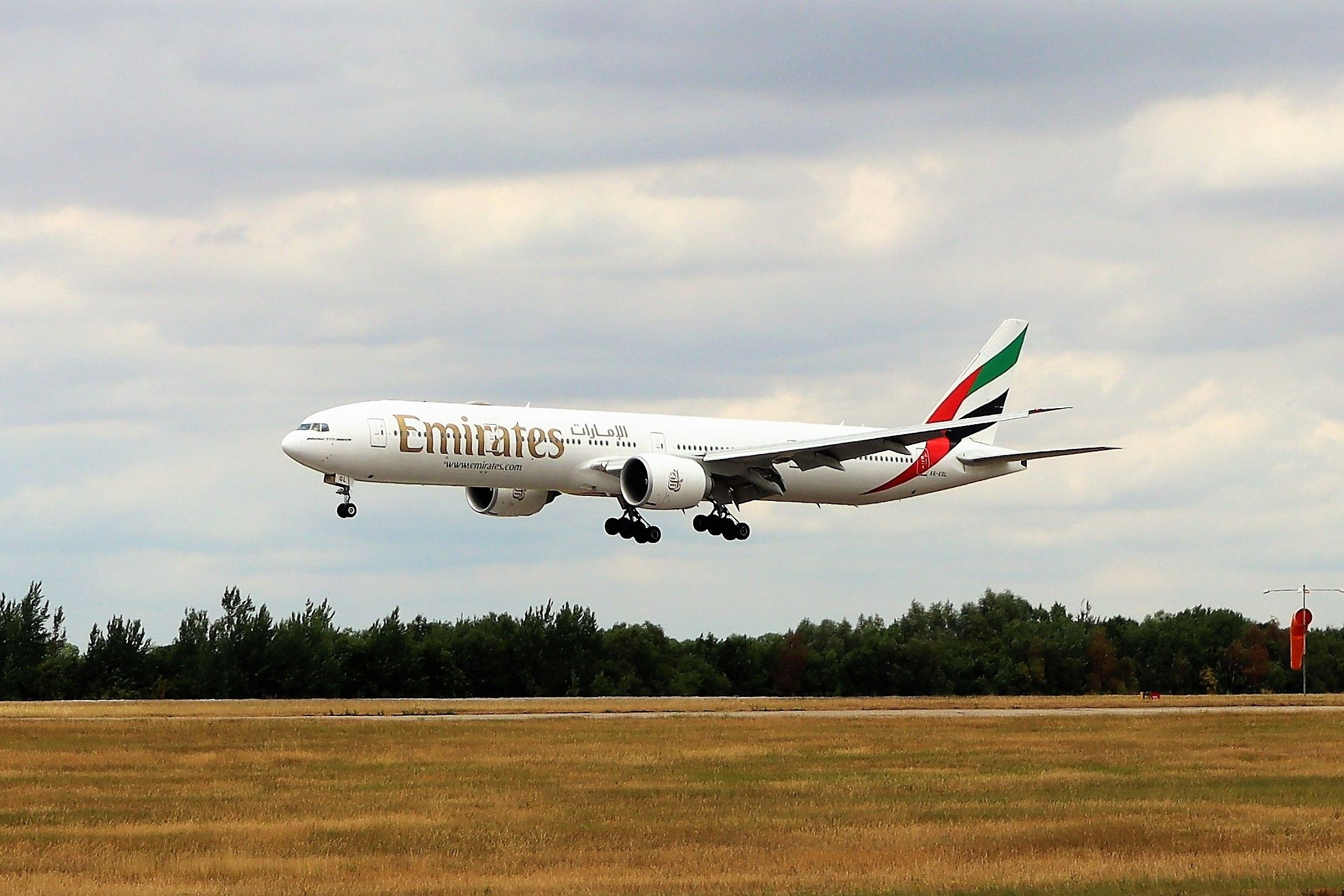 Emirates Boeing 777 London Stansted Airport