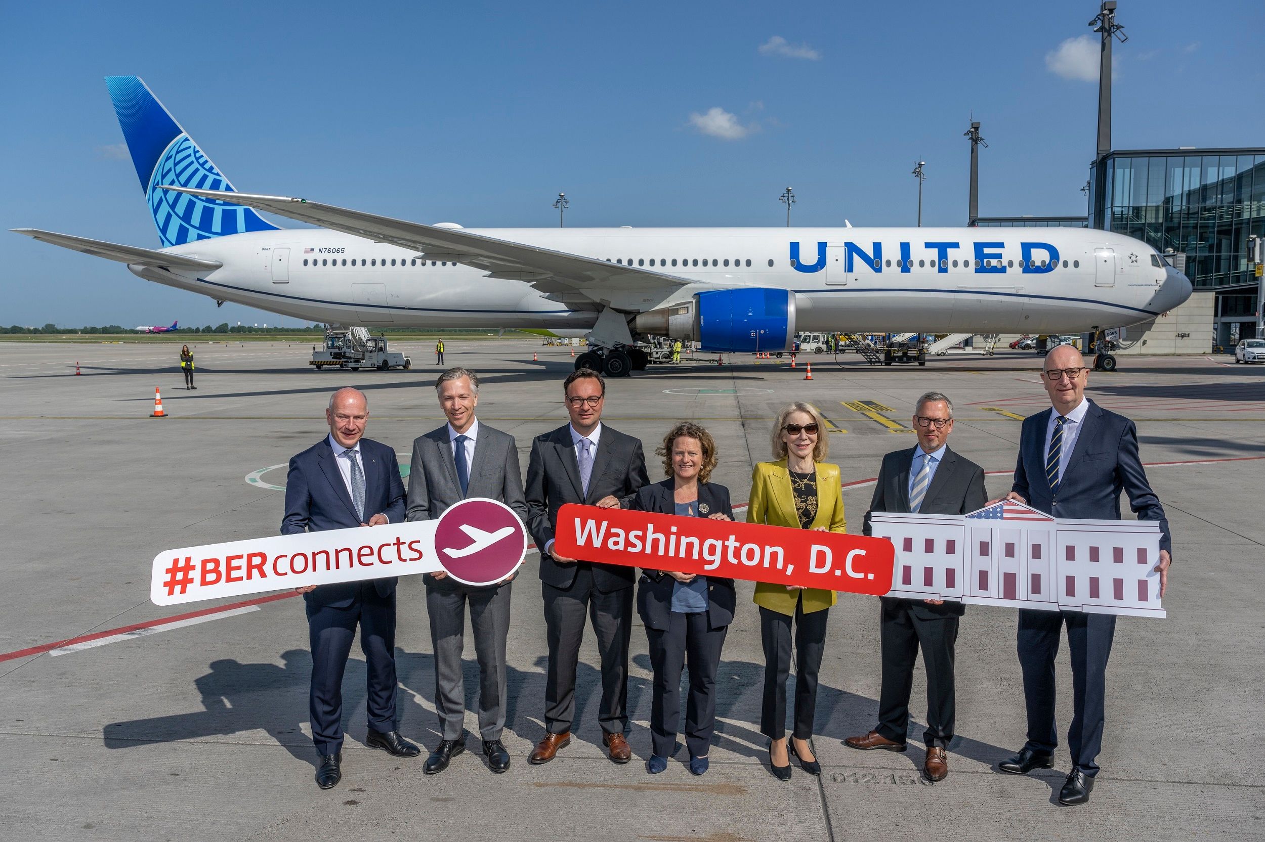 United Airlines BER-IAD route launch
