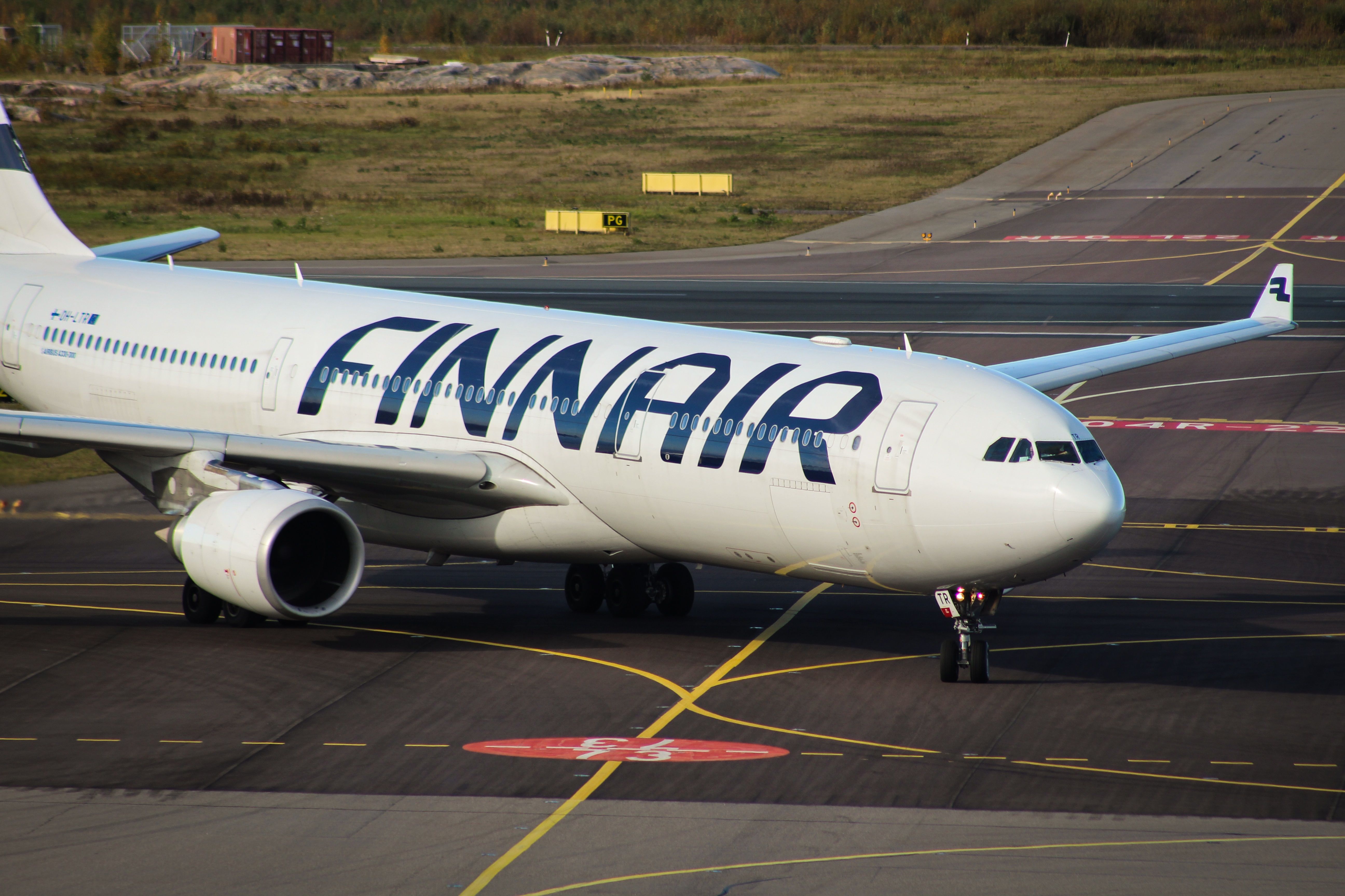 Finnair A330-300 taxiing
