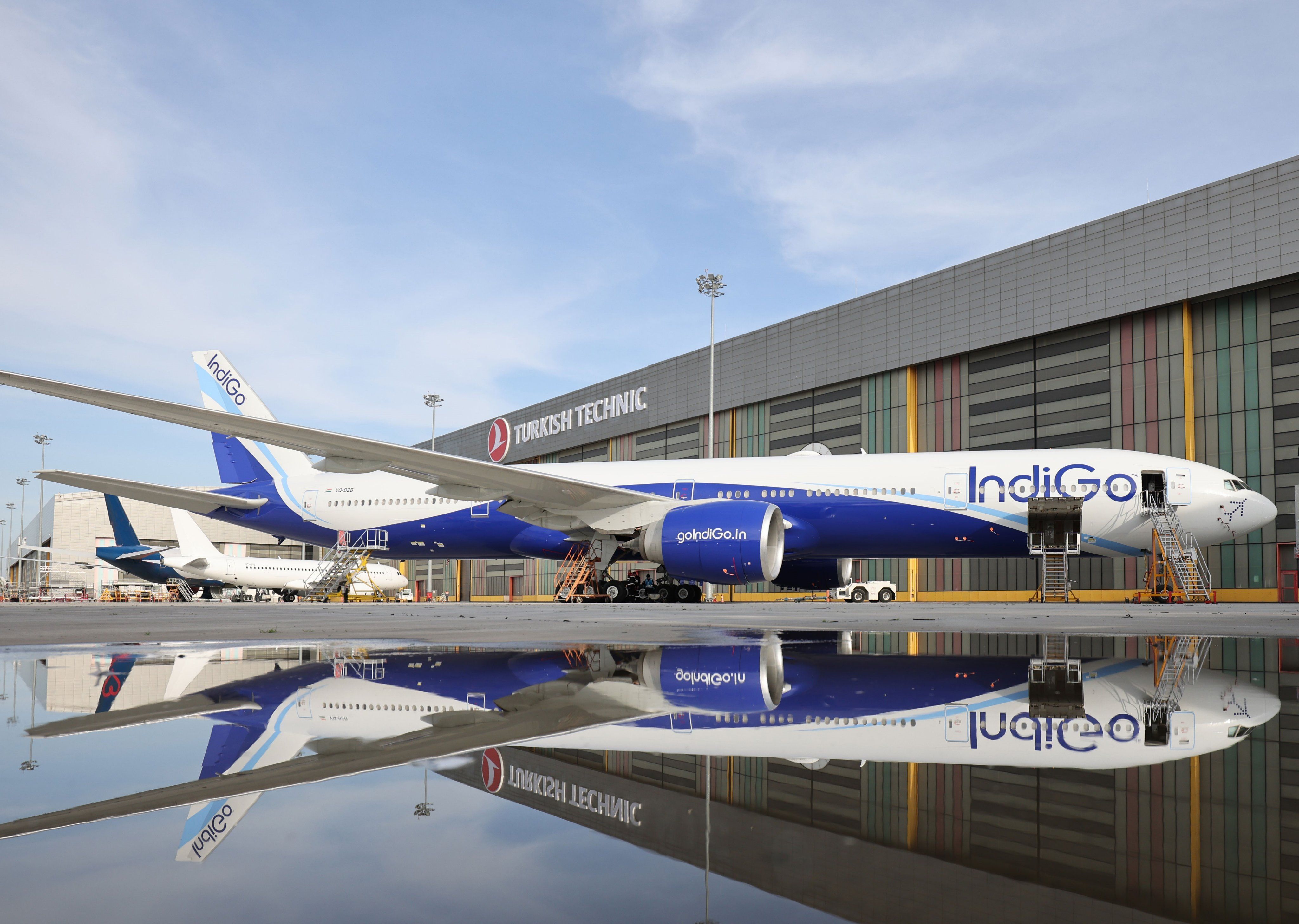 IndiGo's First Repainted Boeing 777 Arrives In Delhi