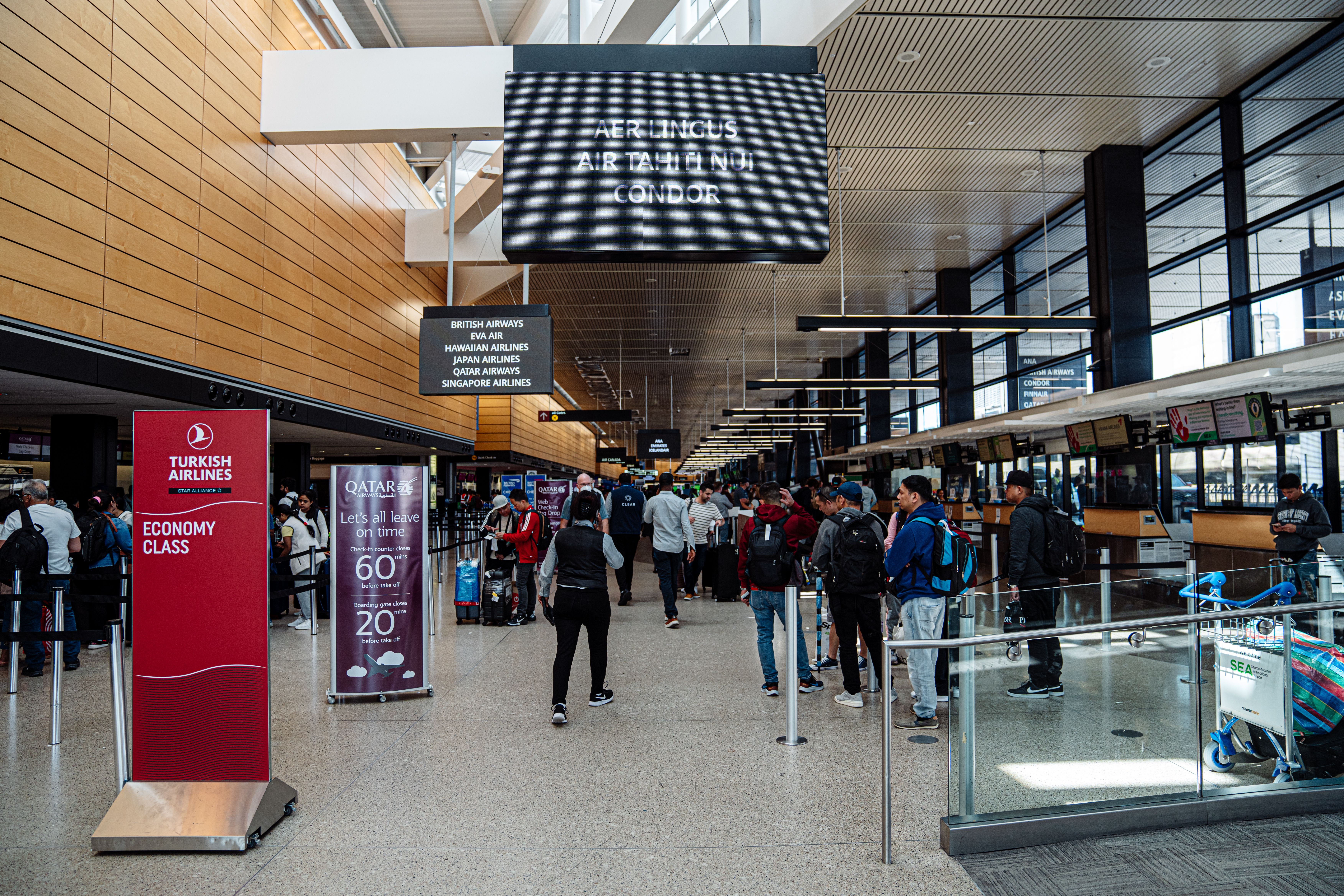 SEA Airport Signage