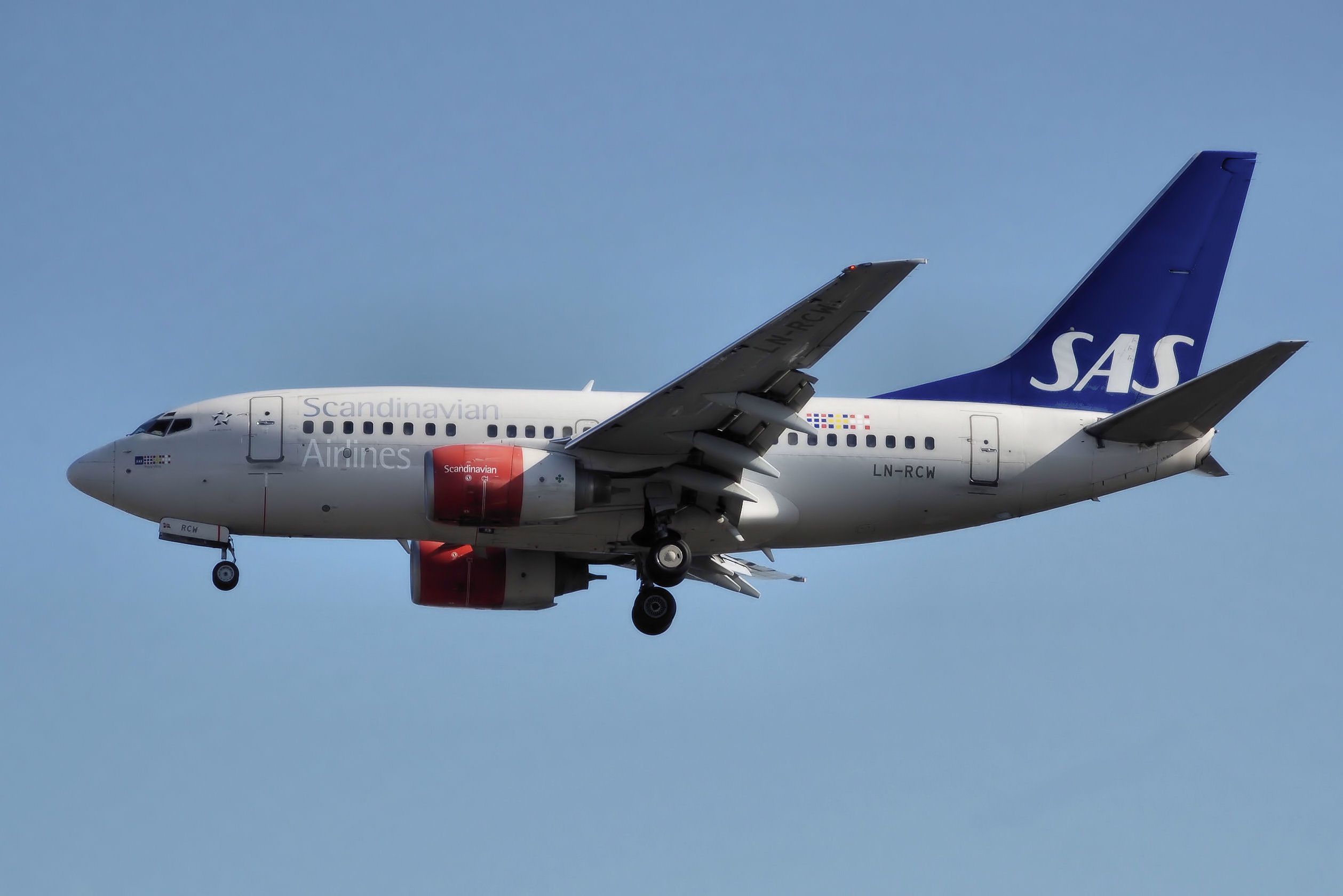 A SAS Boeing 737-600