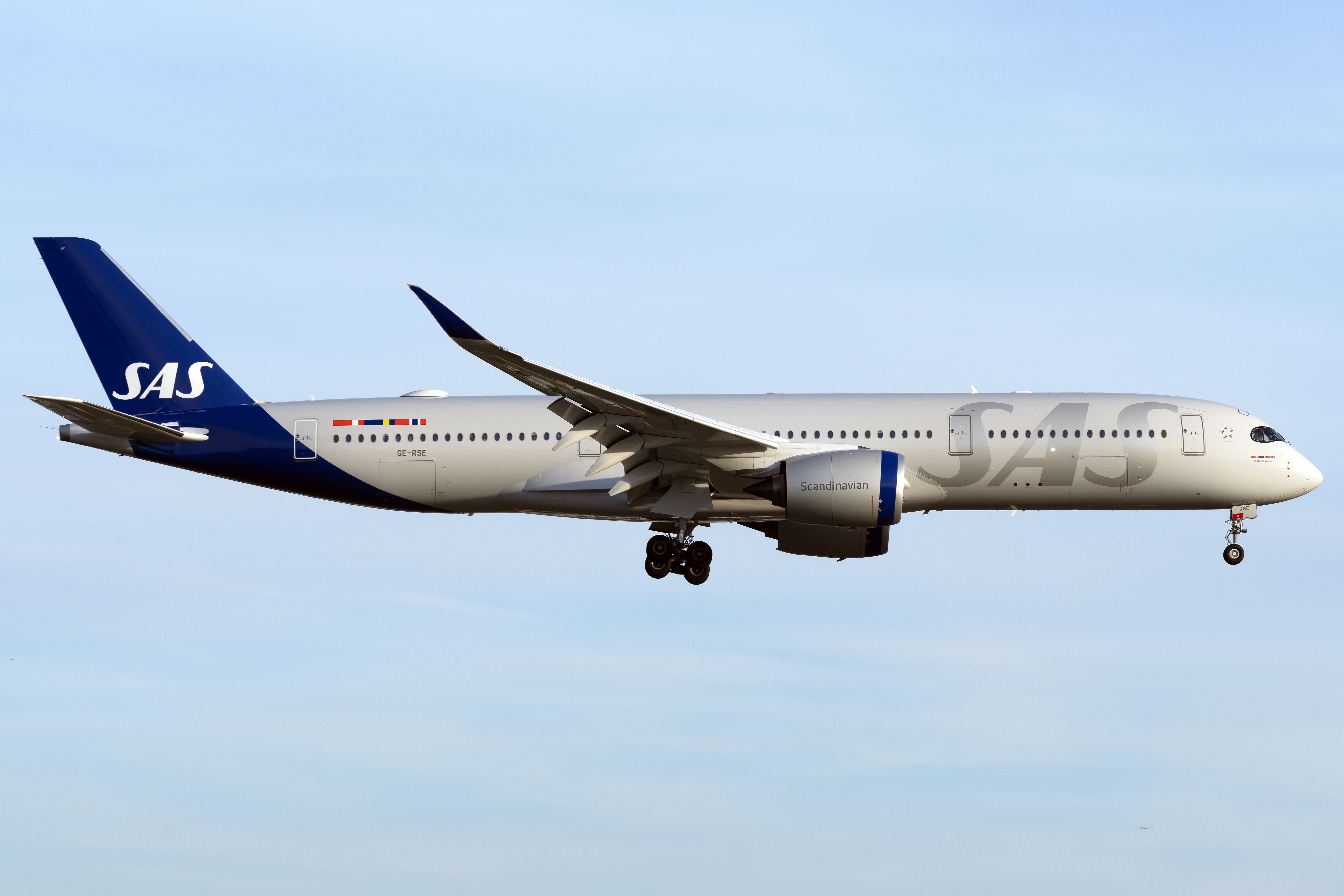 A SAS Airbus A350-900