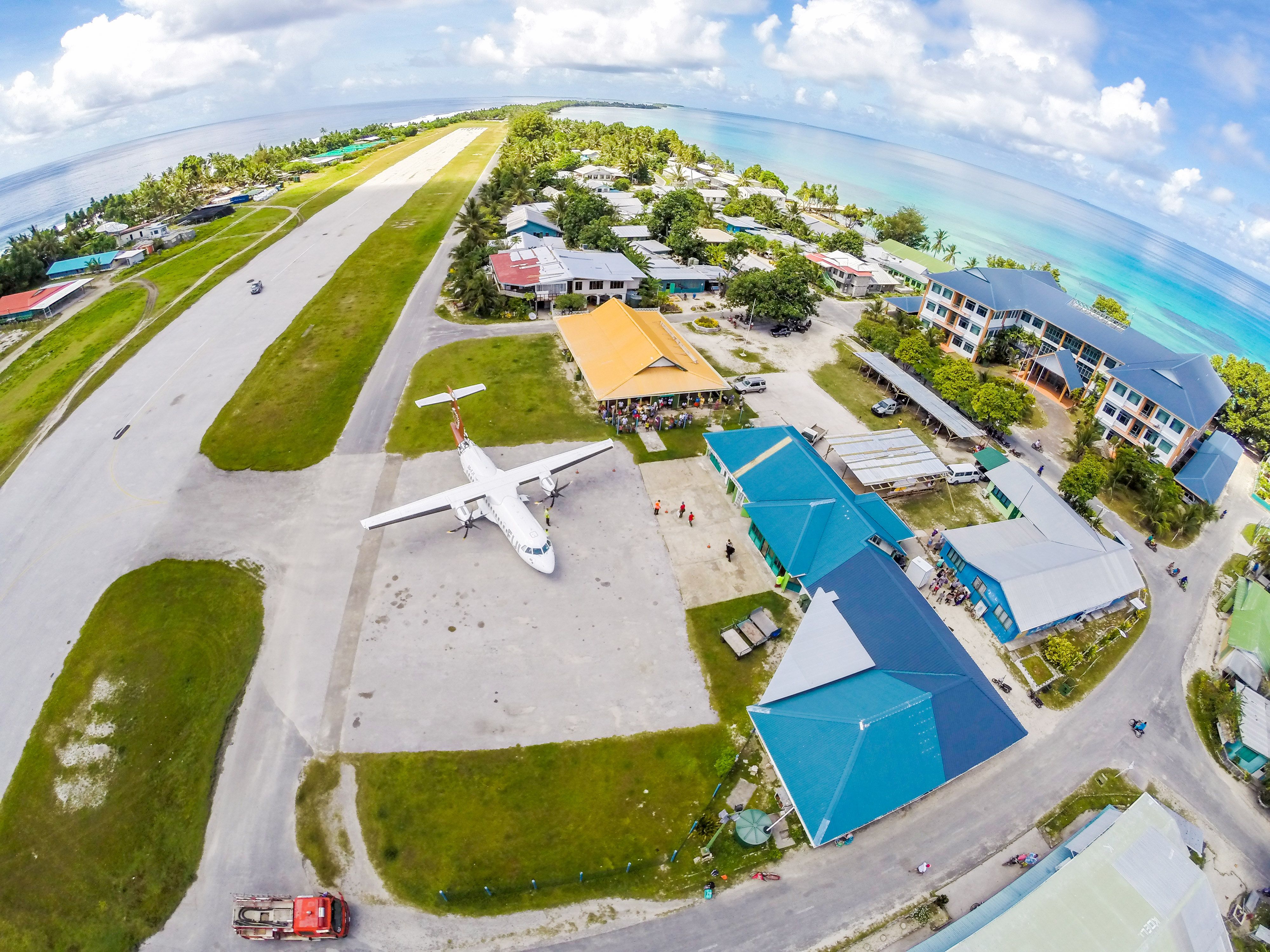 First Tuvalu Government-Owned Aircraft Lands At Funafuti International ...