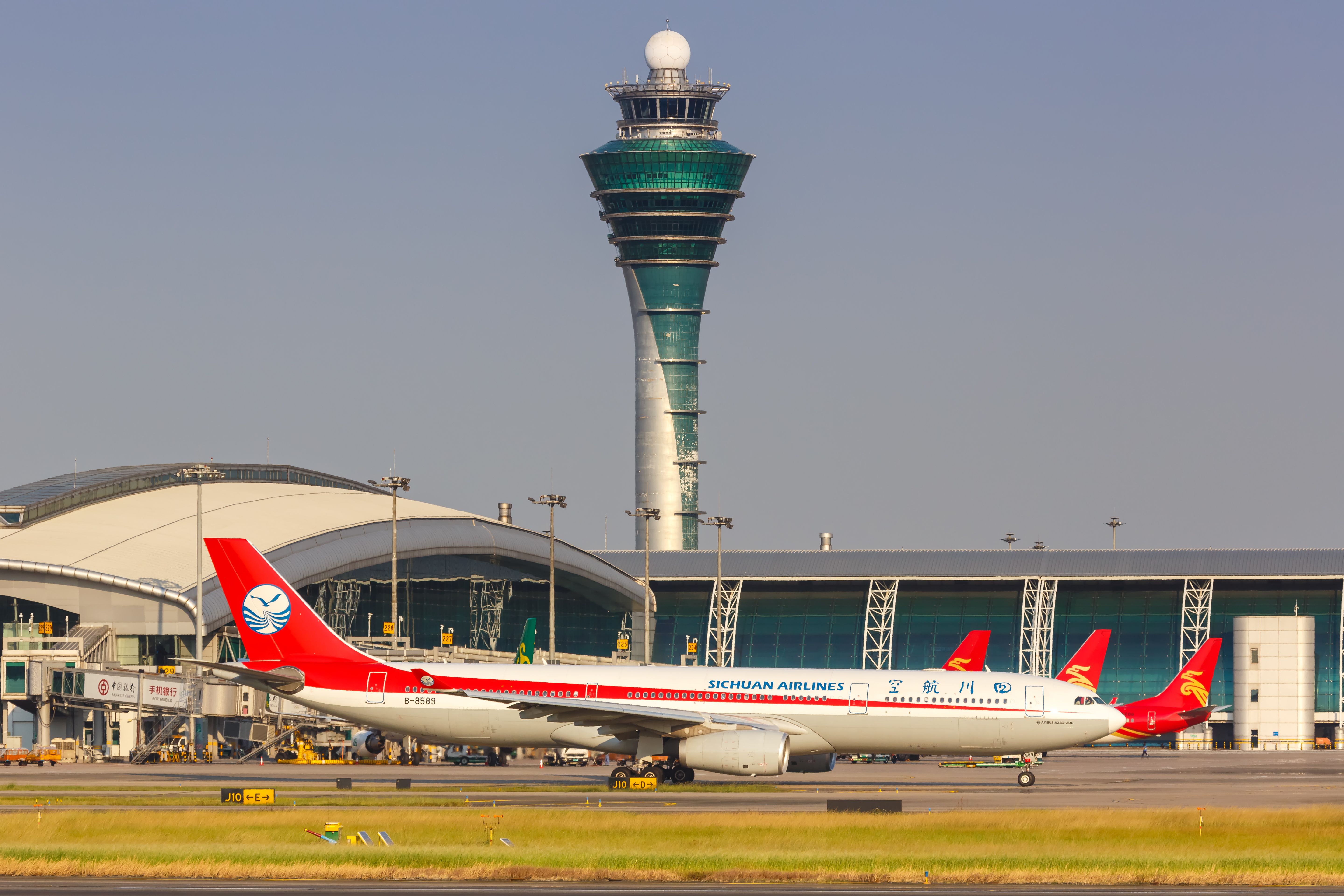 Sichuan Airlines Airbus A330-300 at Guangzhou Baiyun International Airport