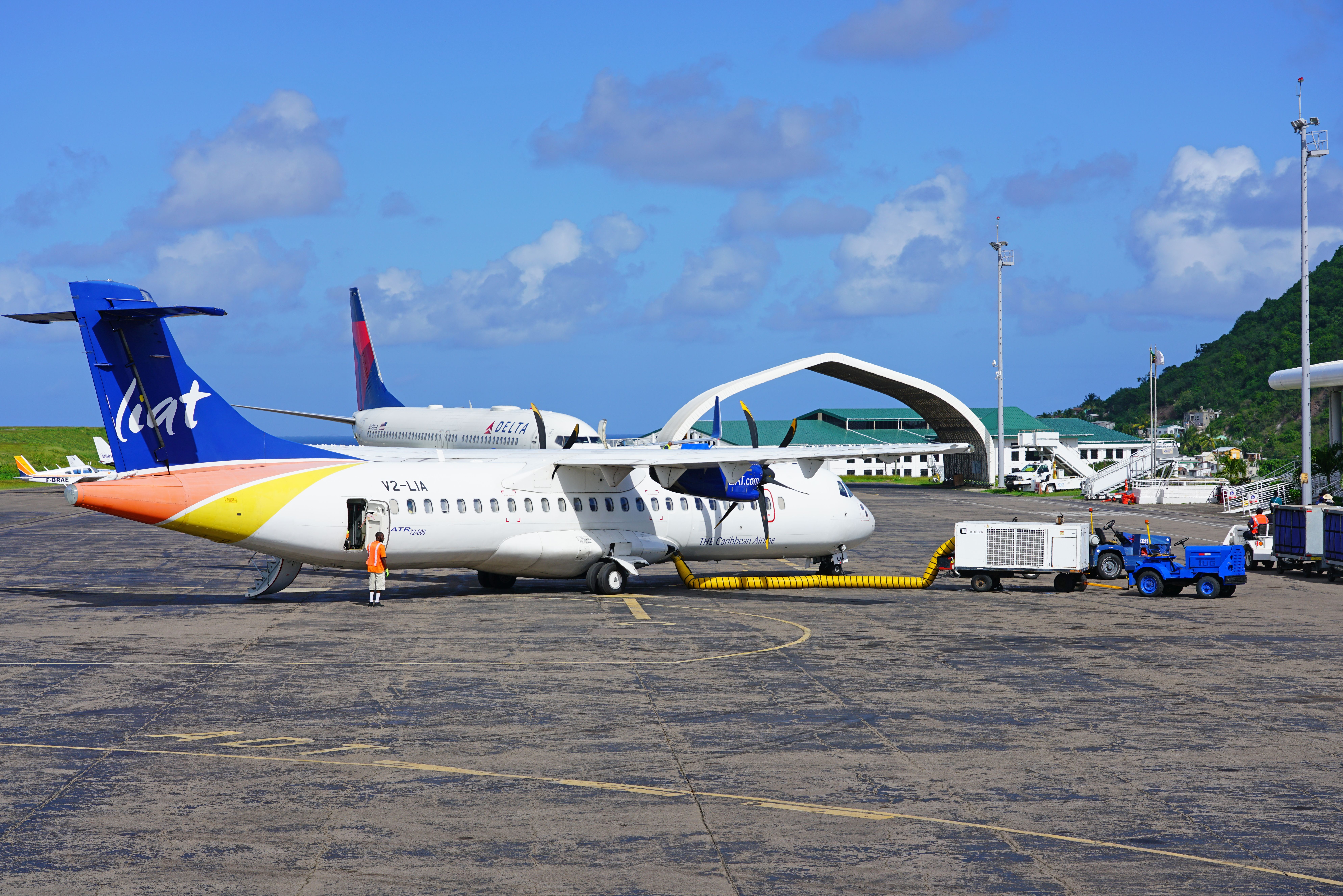 liat ATR aircraft