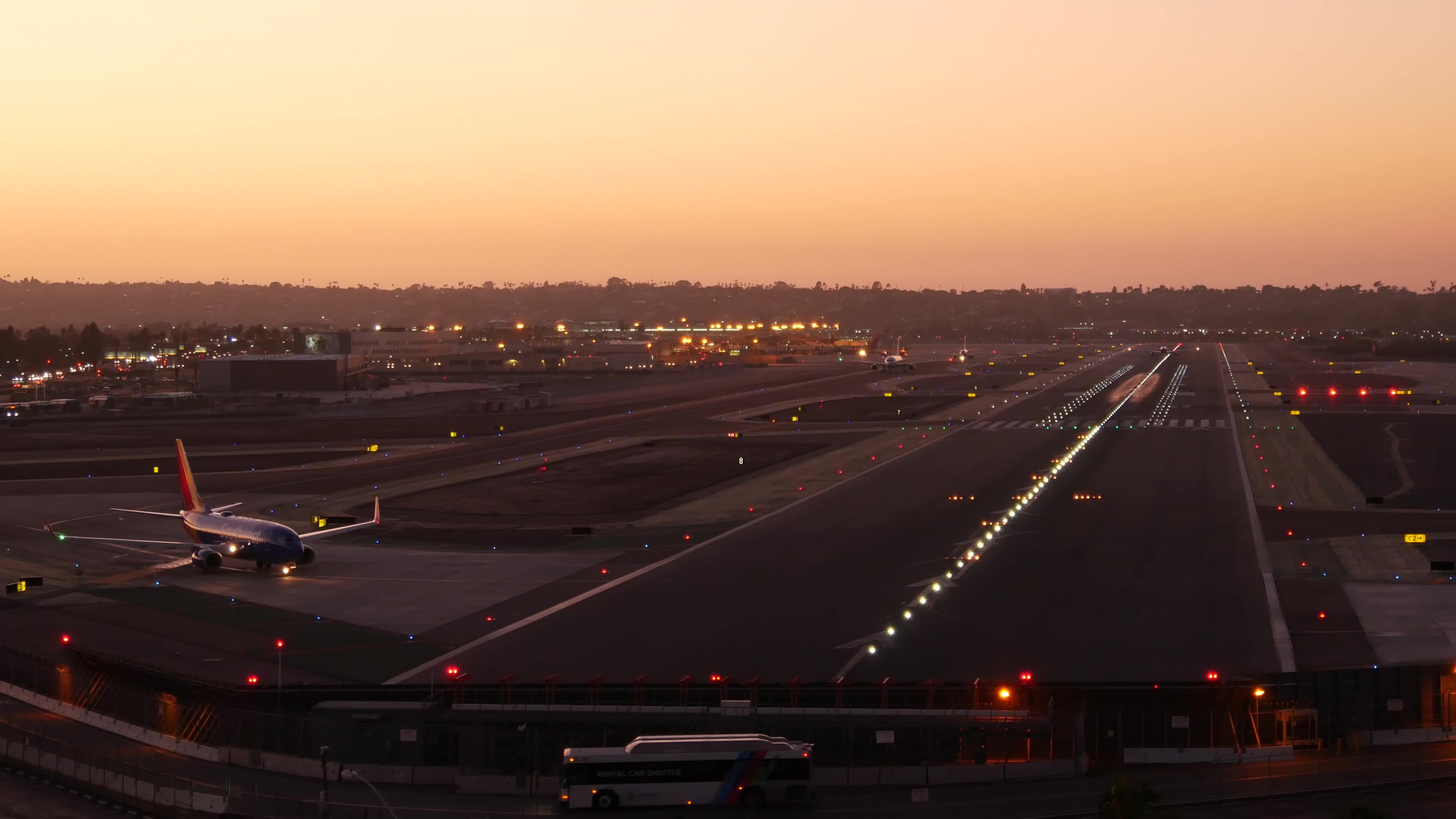 San Diego Airport Low Light