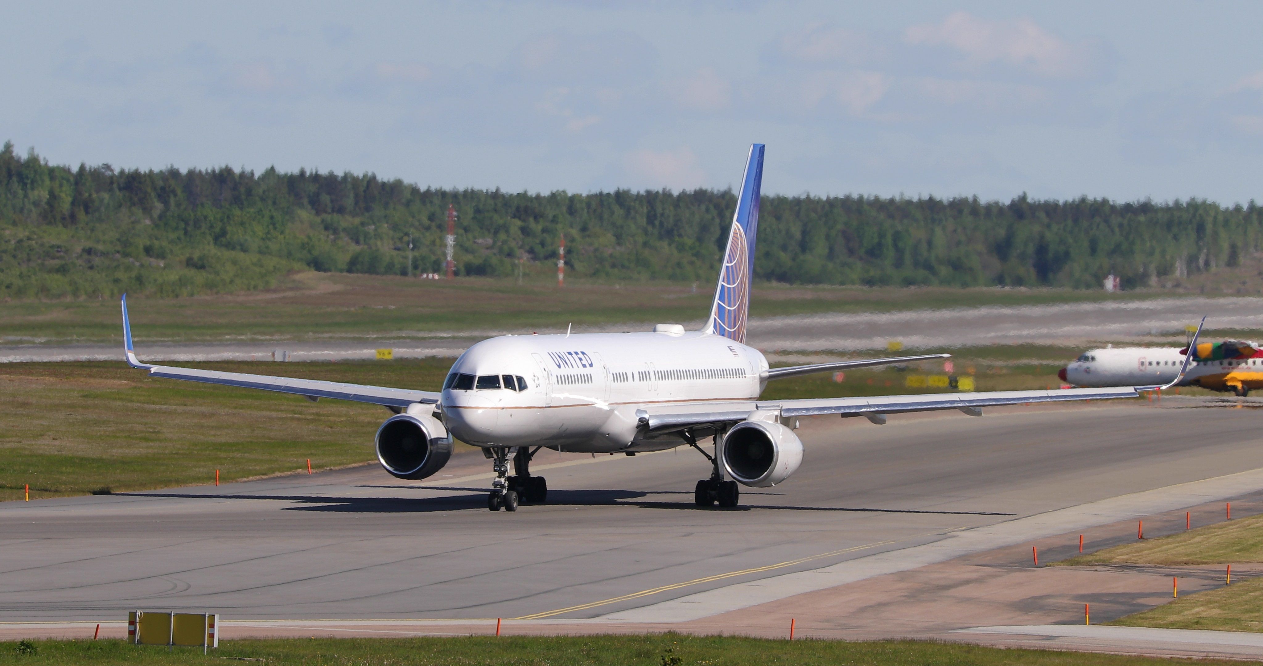 United 757-200ER at Stockholm Arlanda