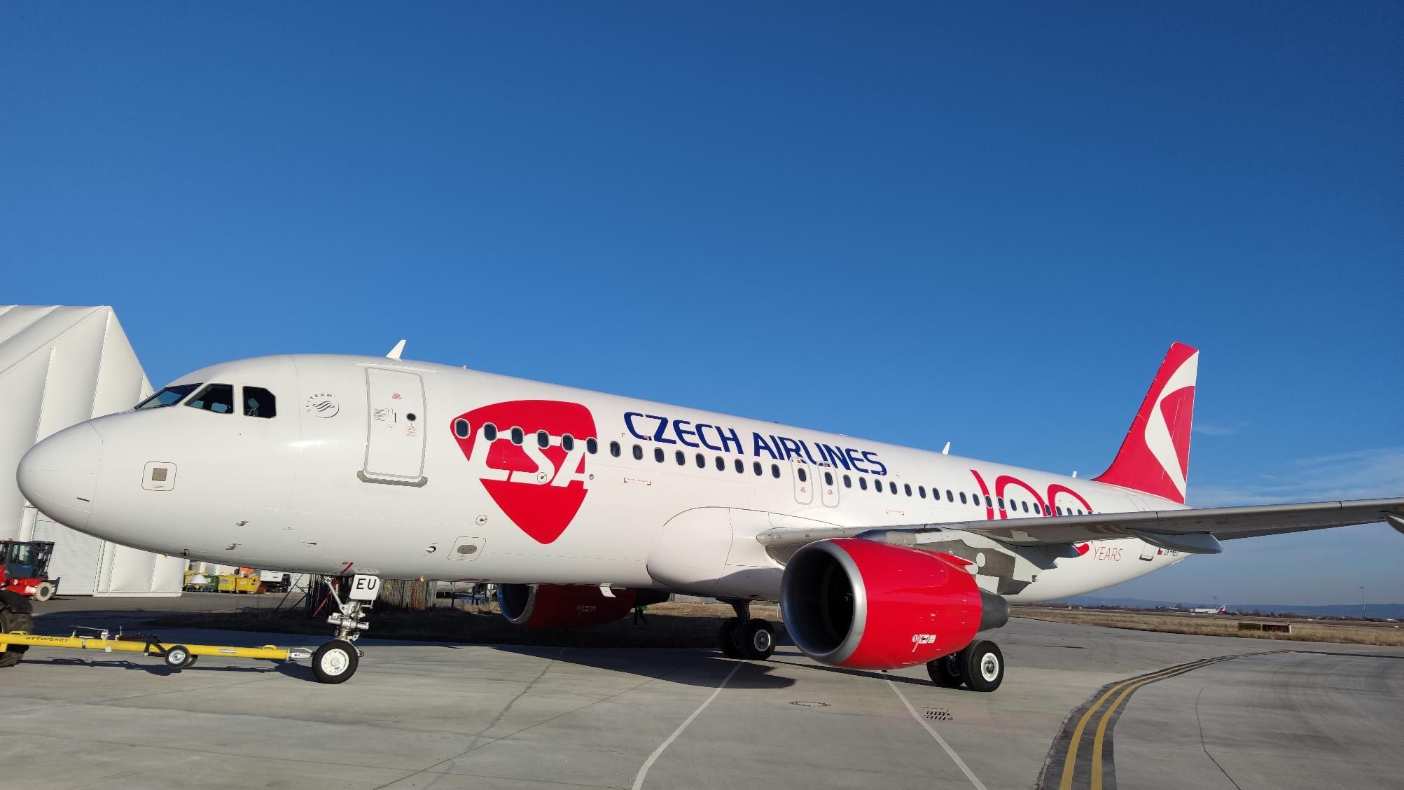 Czech Airlines 100th livery 