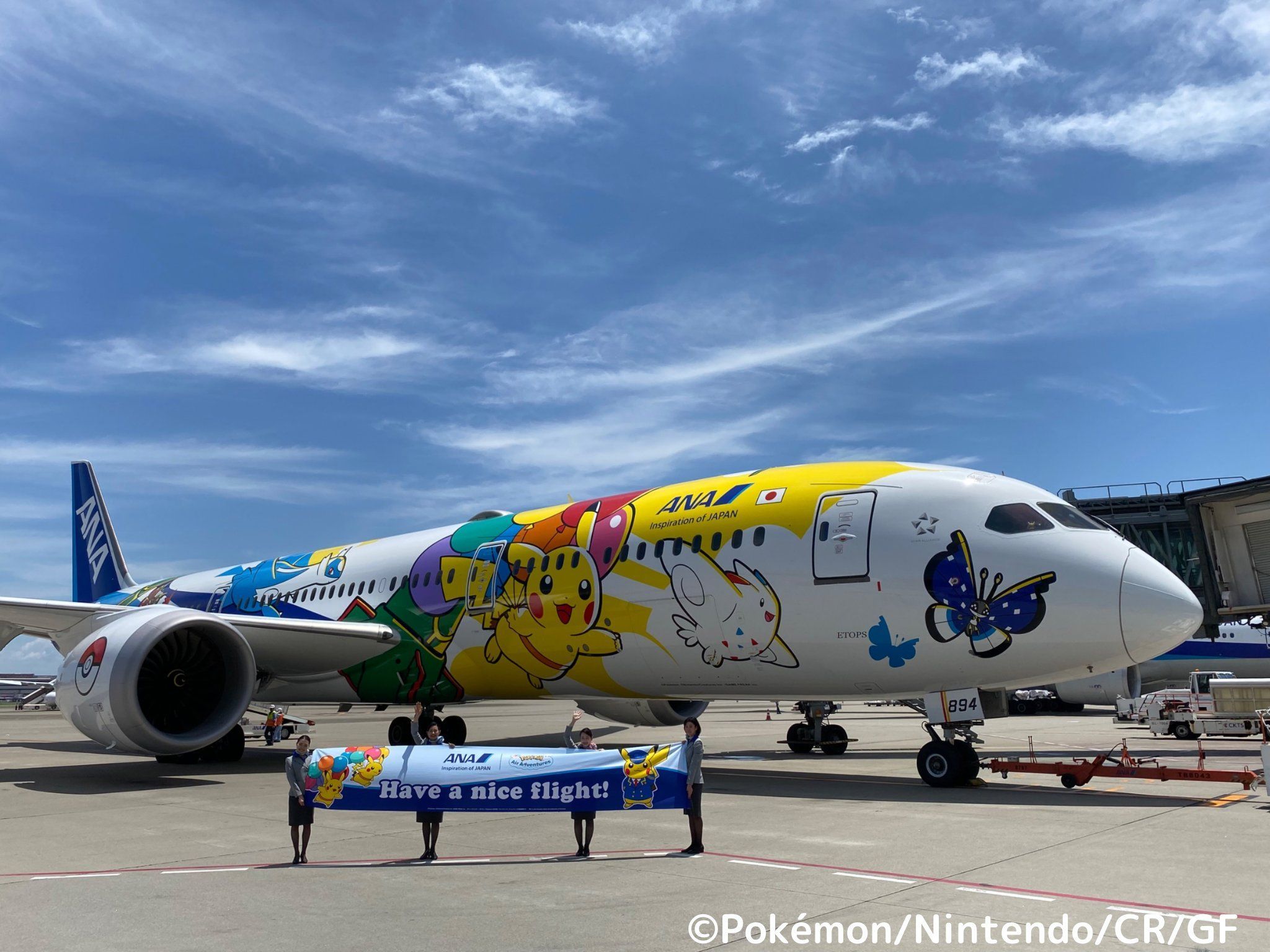 Pikachu Jet NH | All Nippon Airways Boeing 787-9