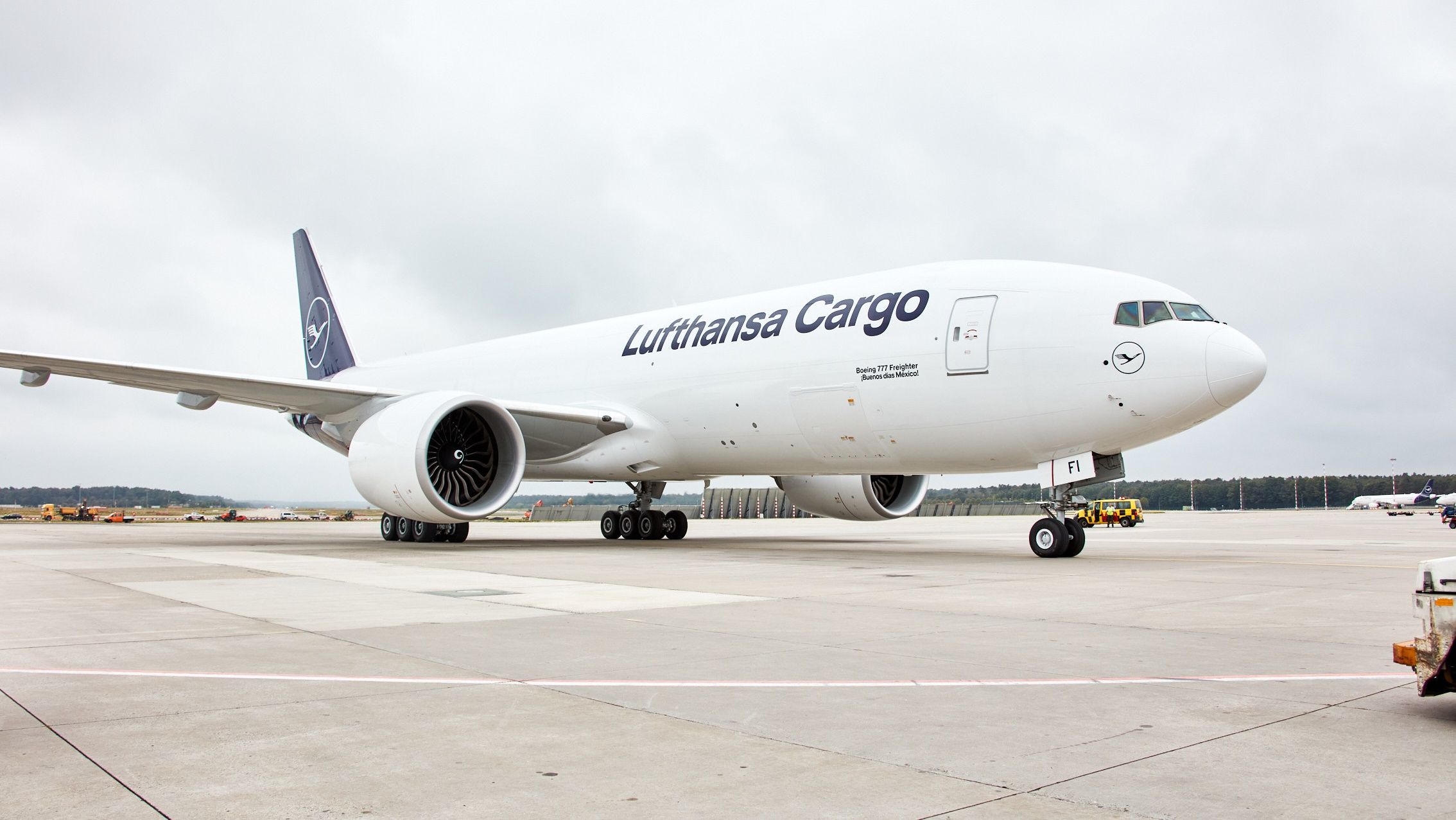 A Lufthansa Cargo Boeing 777
