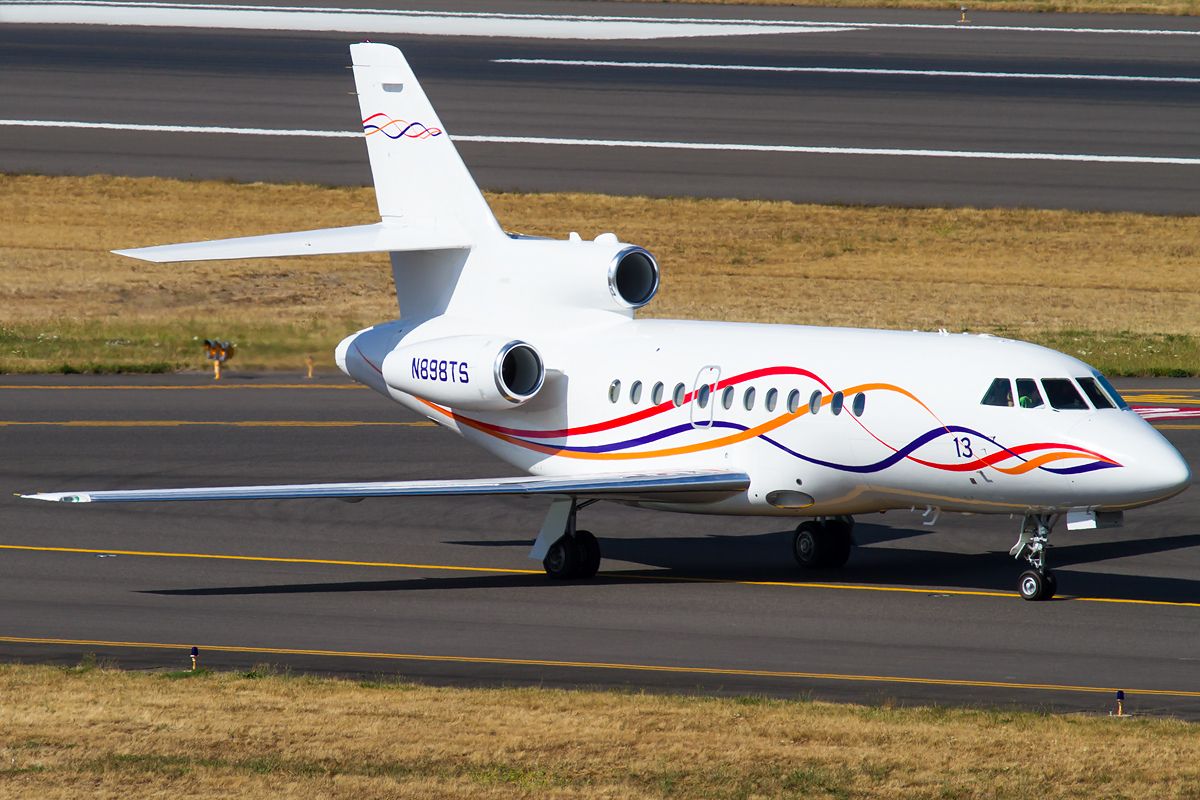 Taylor Swift's Dassault Falcon 900, nicknamed Number 13