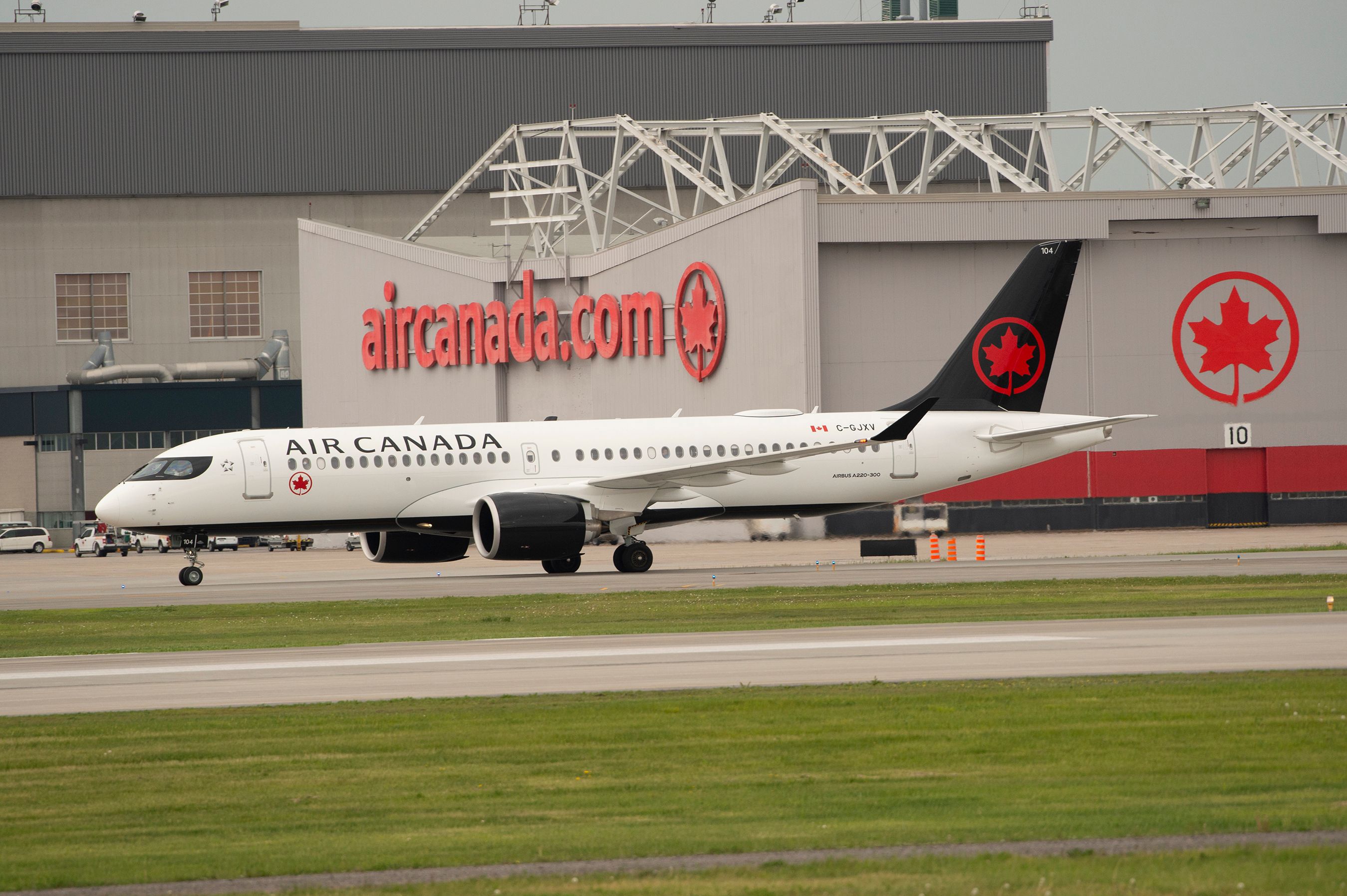 A220 Airbus A220-300 on the ground