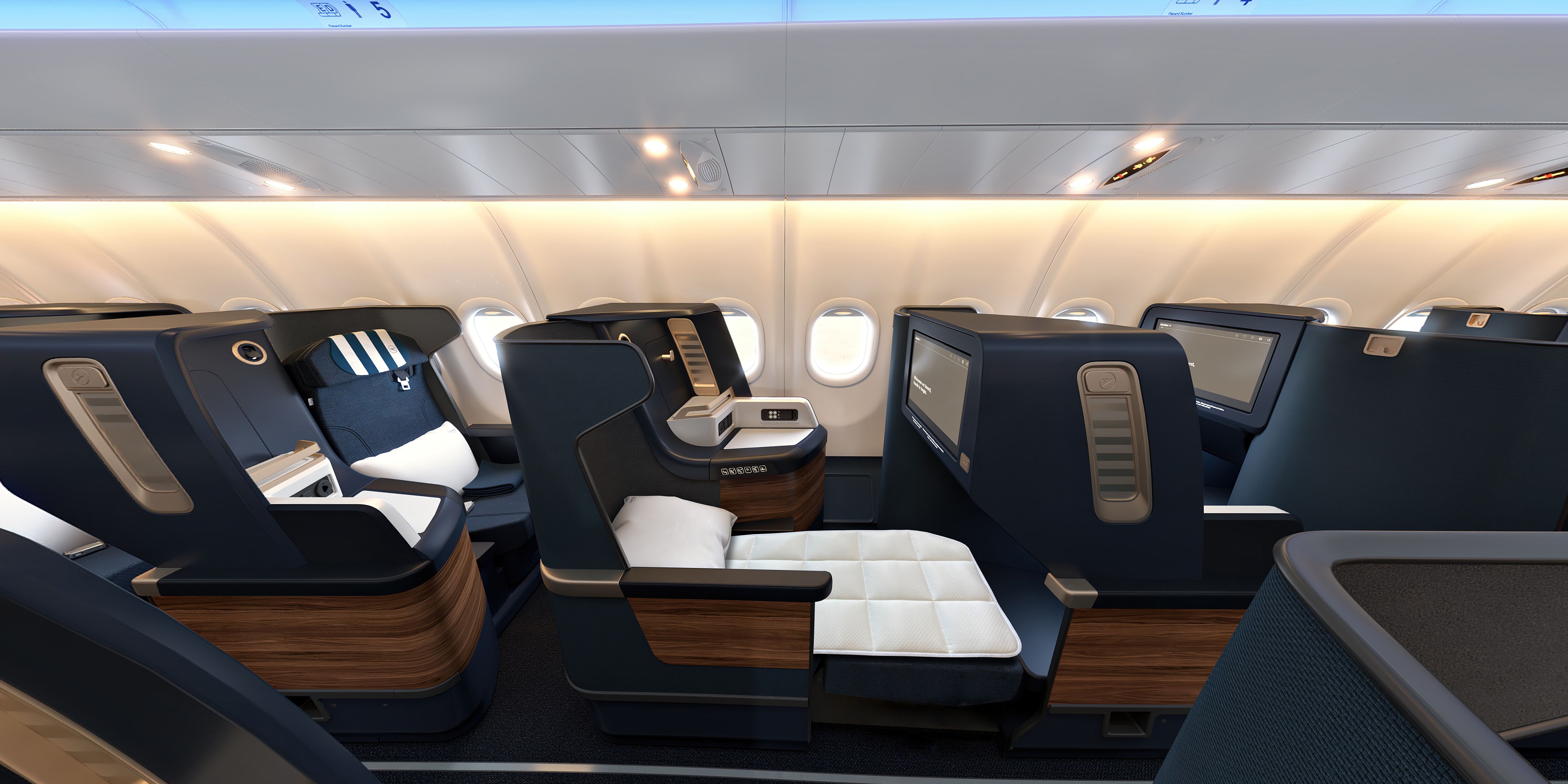 A330neo Business Class with Mattress Topper for Condor Airlines