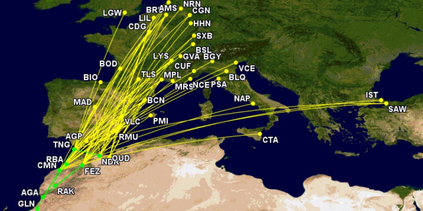 Air Arabia Maroc's Small Fleet Of 9 Airbus A320s Will Operate 66 Routes
