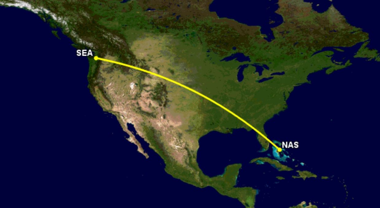 Alaska Airlines' New Bahamas Route Will Be Its Longest Yet